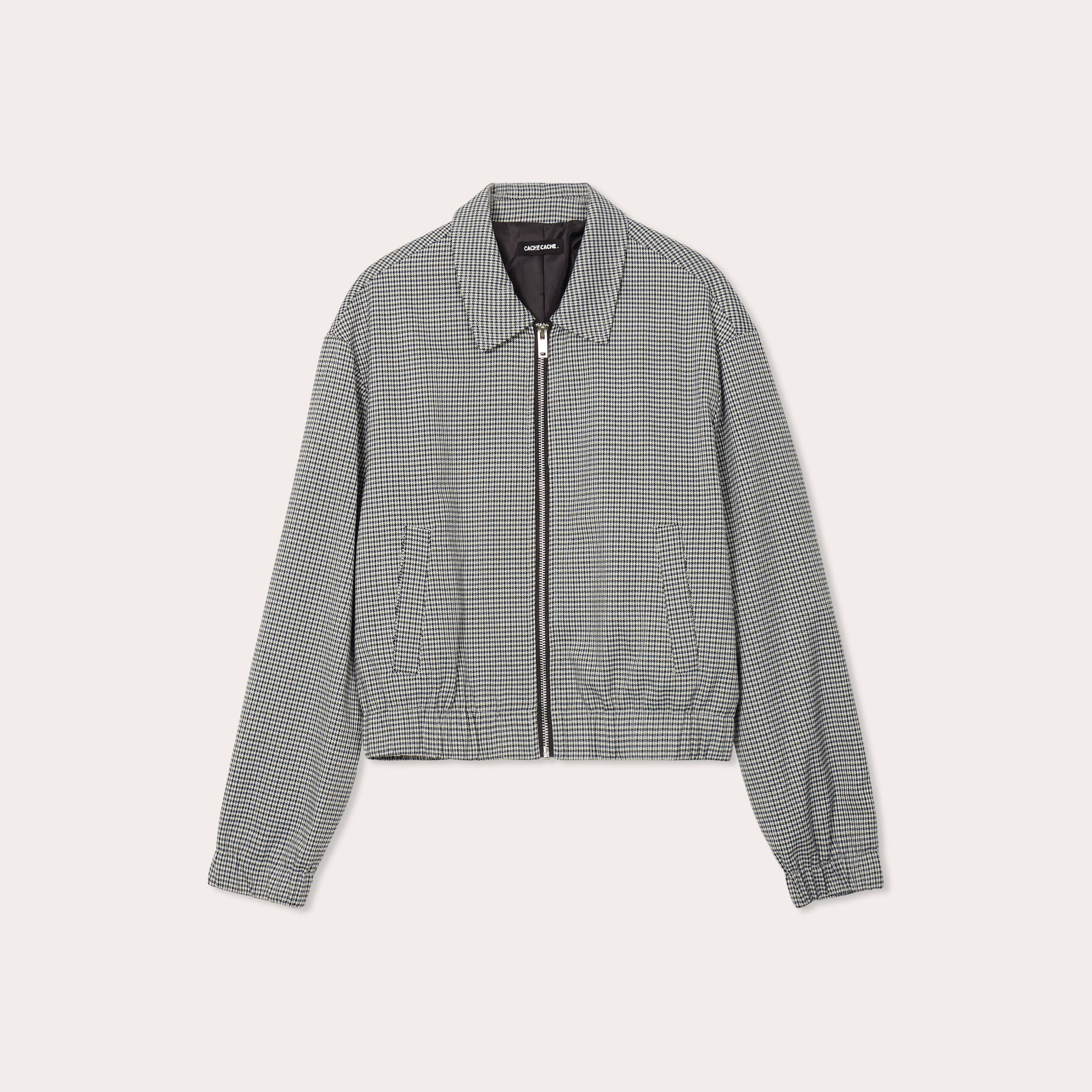 veste zippee manches longues blanc femme Veste zippée manches longues blanc femme
