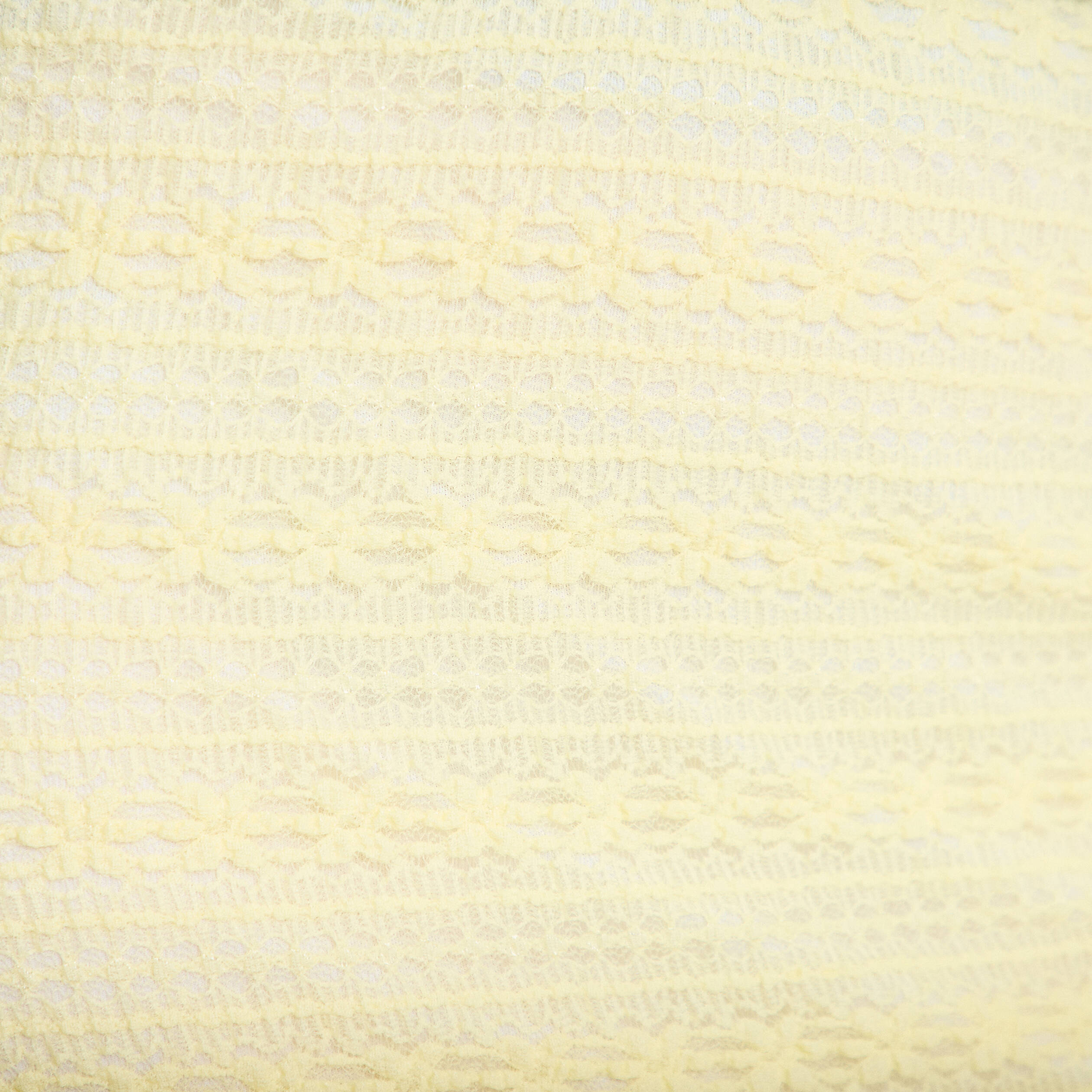 Jupe longue droite en dentelle jaune clair femme