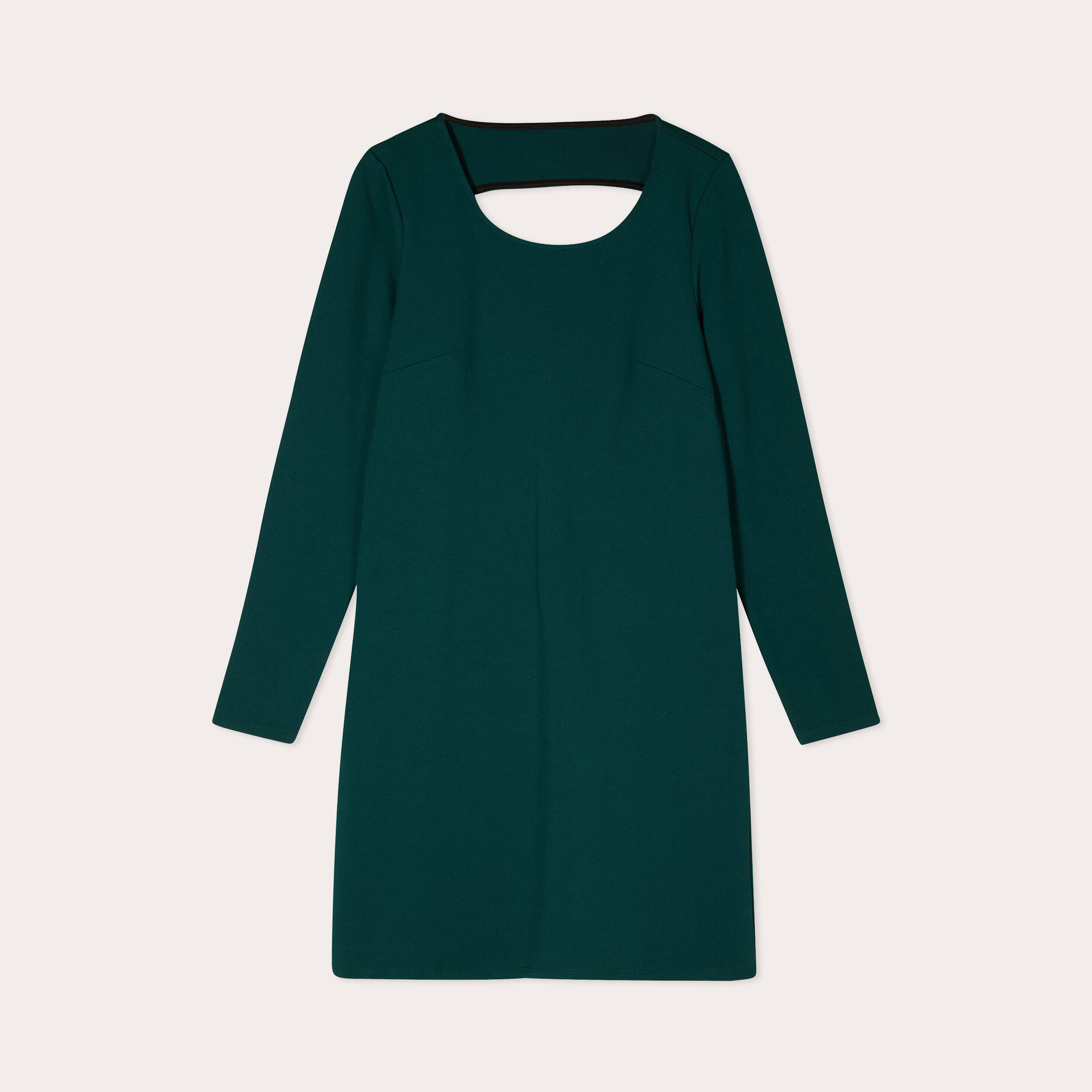 robe evasee dos ouvert vert fonce femme Robe évasée dos ouvert vert foncé femme