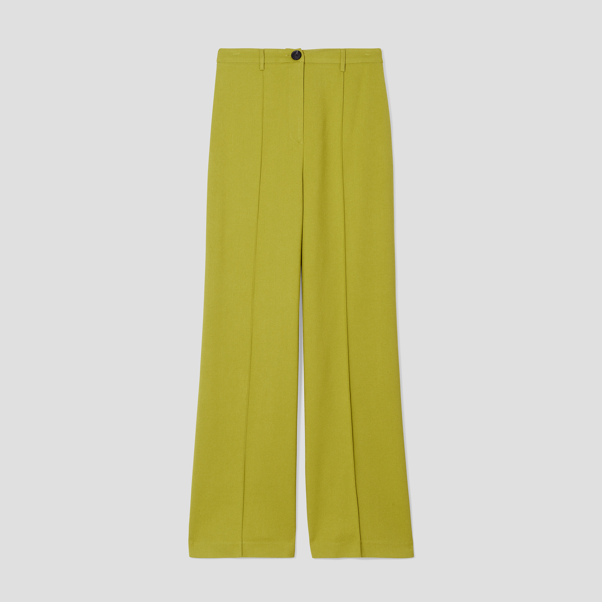 pantalon city jambes larges vert kaki femme Pantalon city jambes larges vert kaki femme