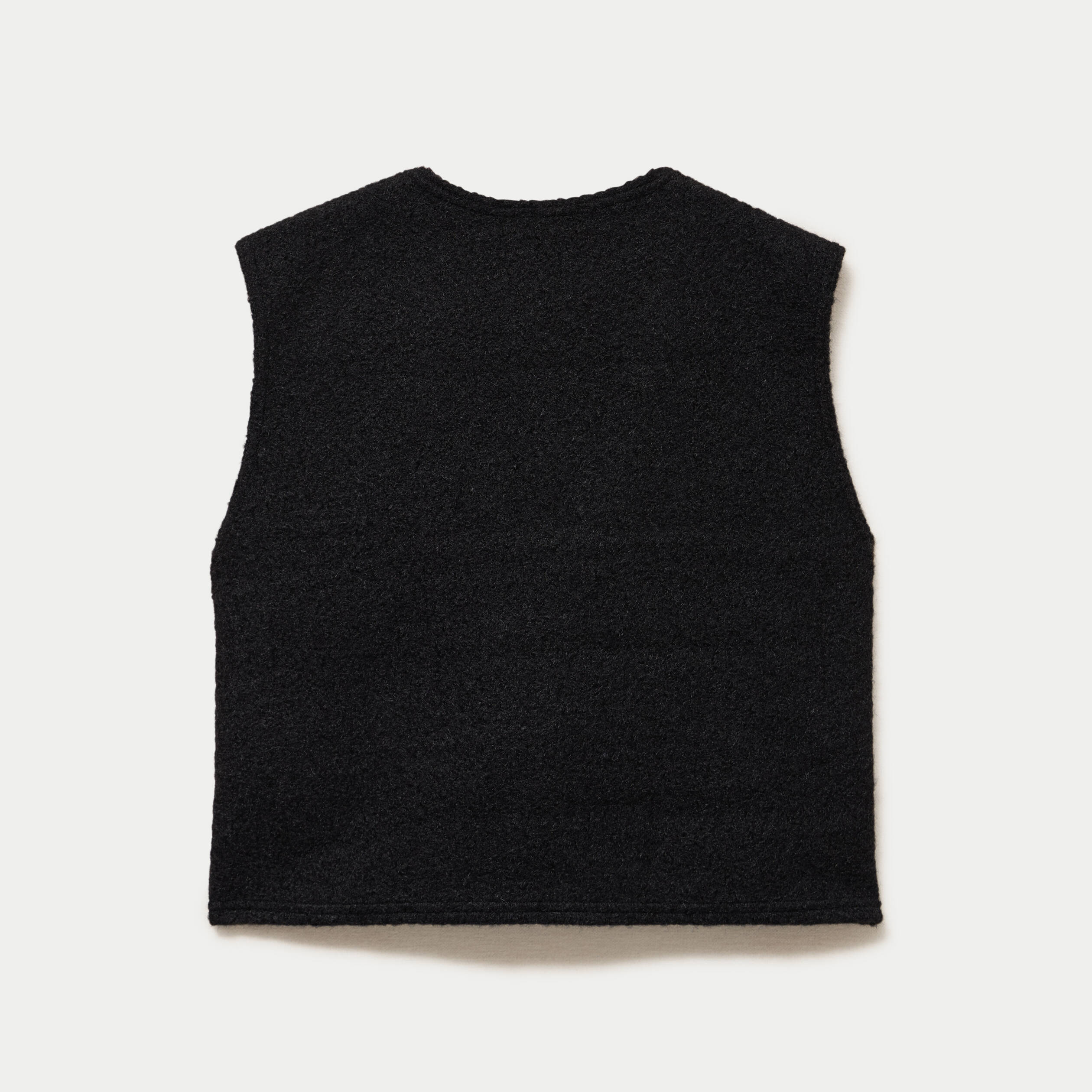 Gilet sans manches noir femme
