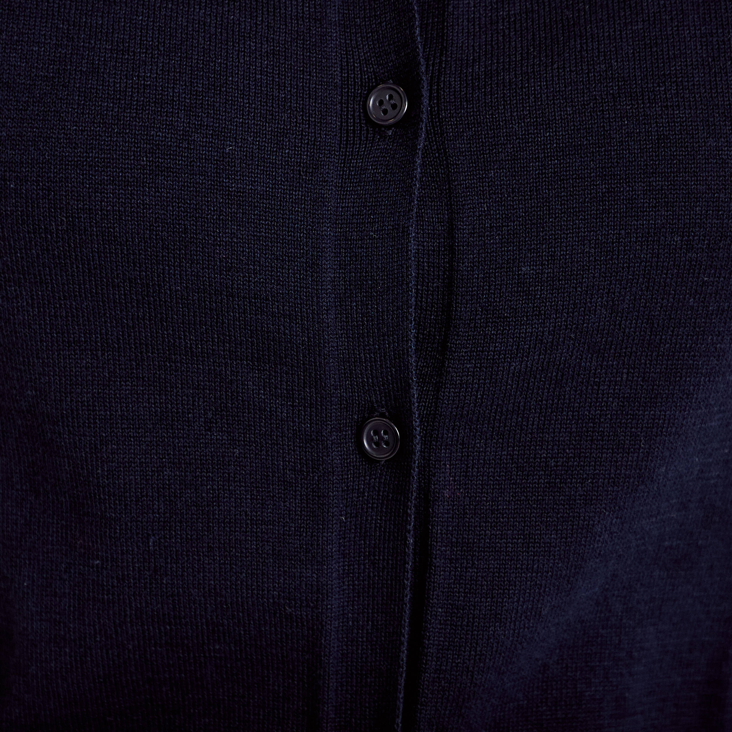 Polo col chemise manches courtes bleu marine femme