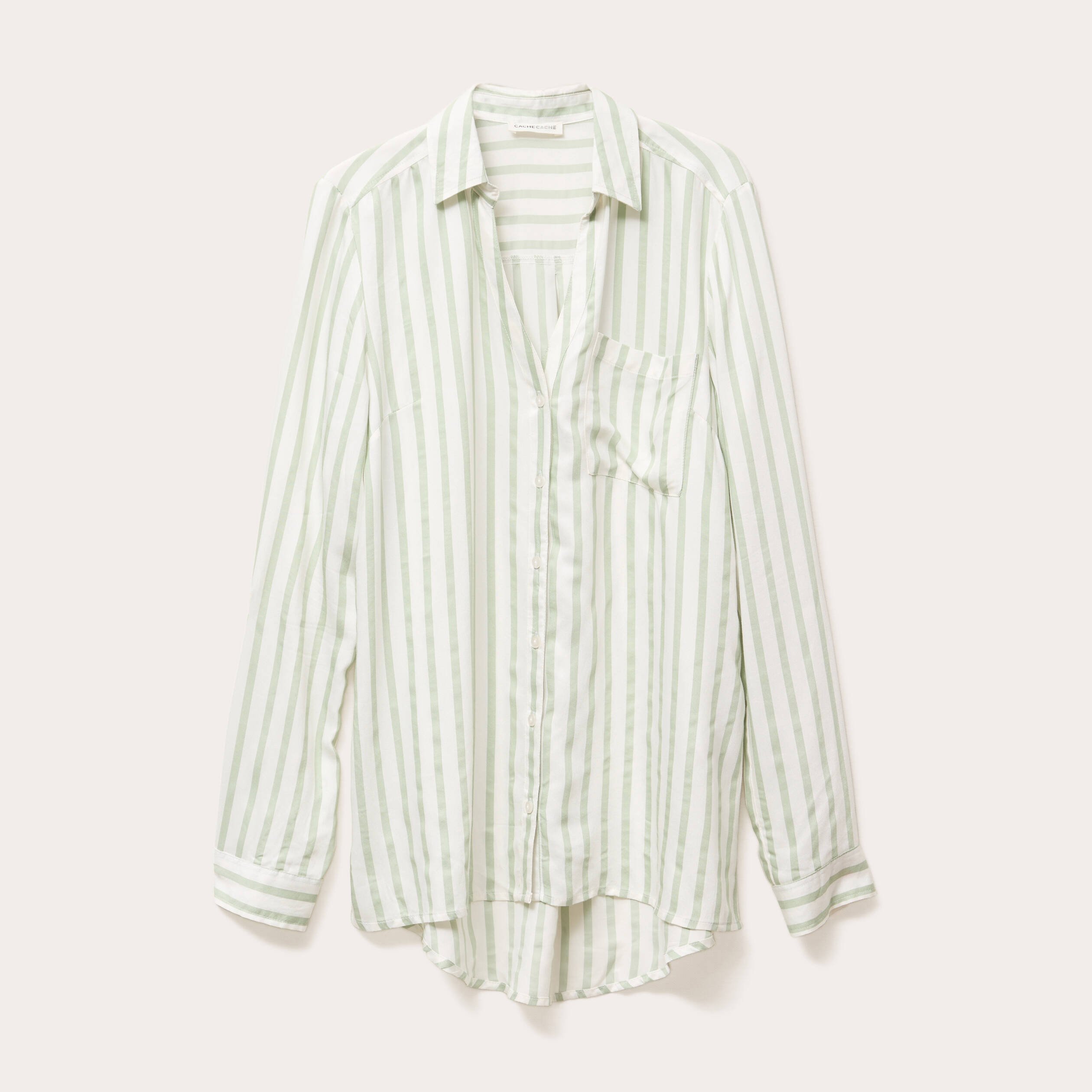 chemise manches longues vert kaki femme Chemise manches longues vert kaki femme