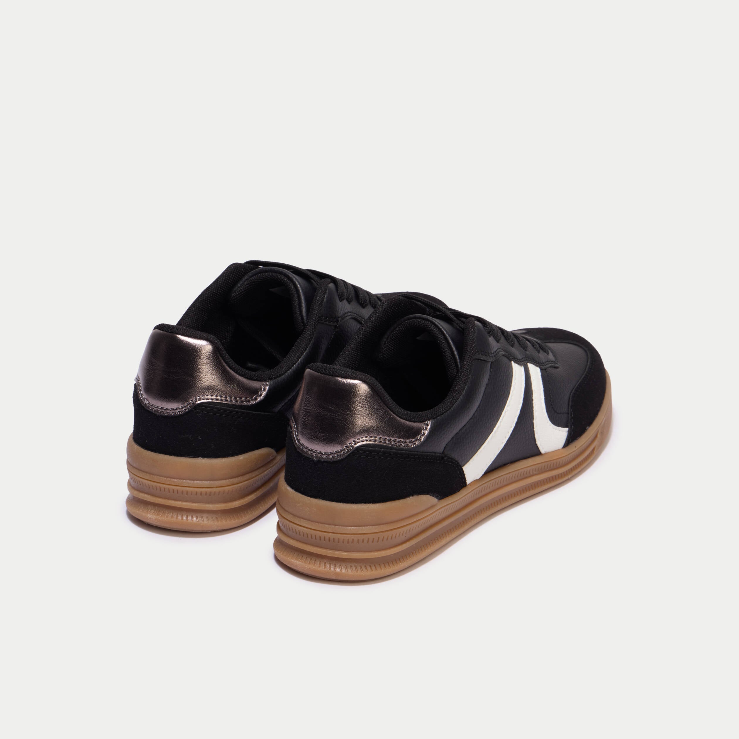 Baskets basses noir femme