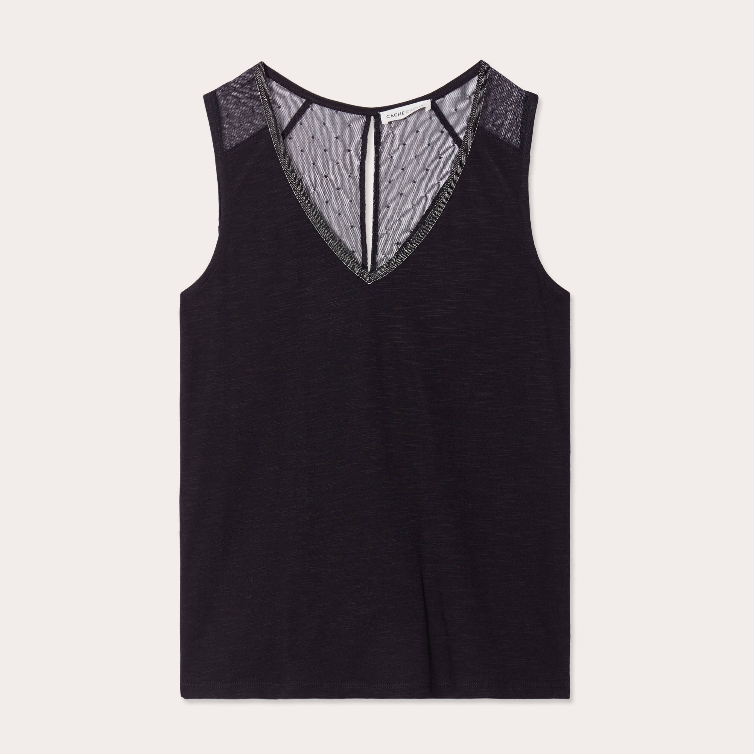 debardeur sans manches noir femme Débardeur sans manches noir femme