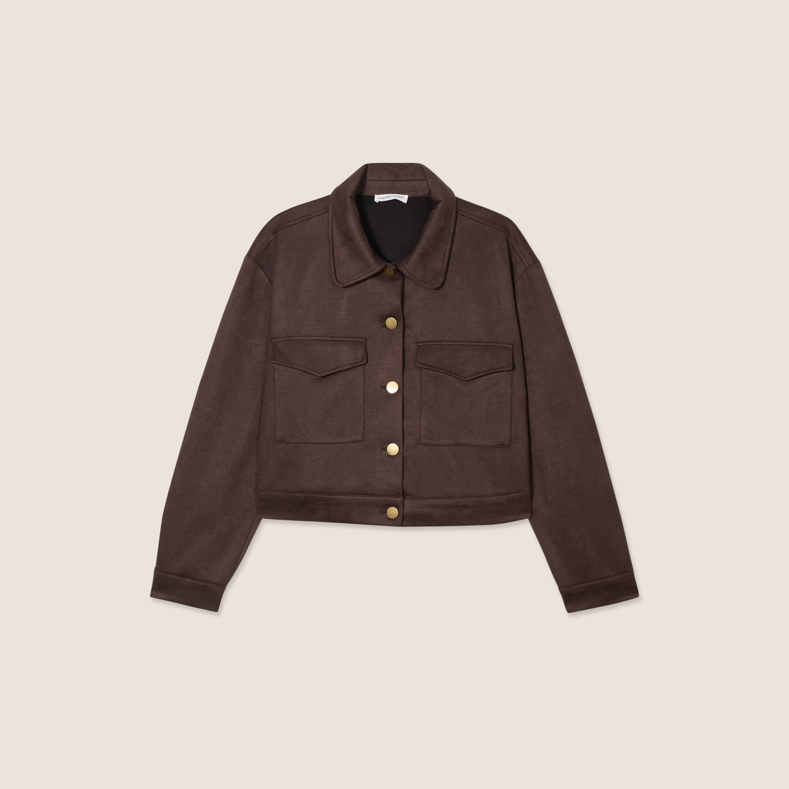 Veste Courte Veste Suedine Marron Femme Veste En Daim Marron Femme