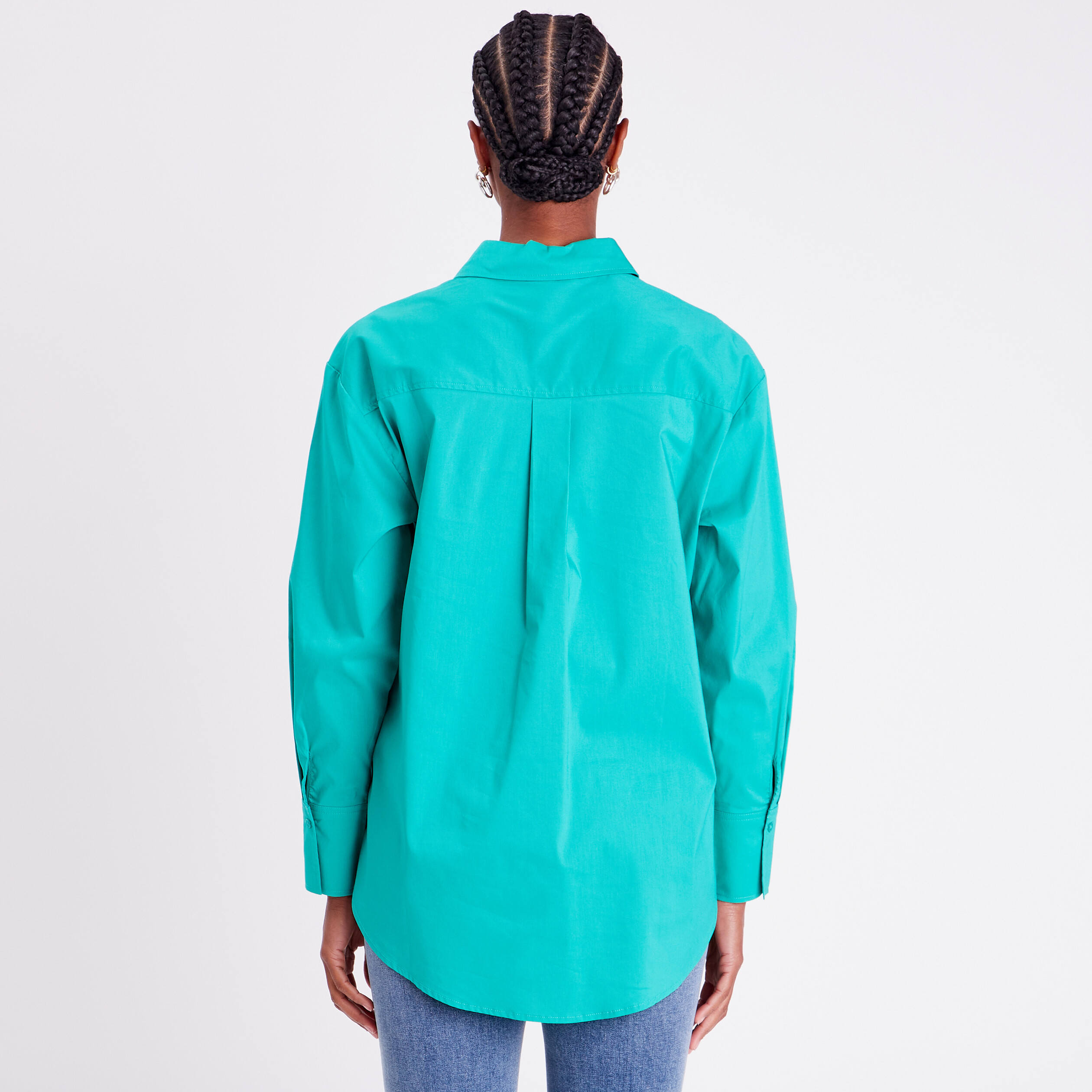 Chemise Vert Menthe Chemise Manches Longues Vert Menthe Femme