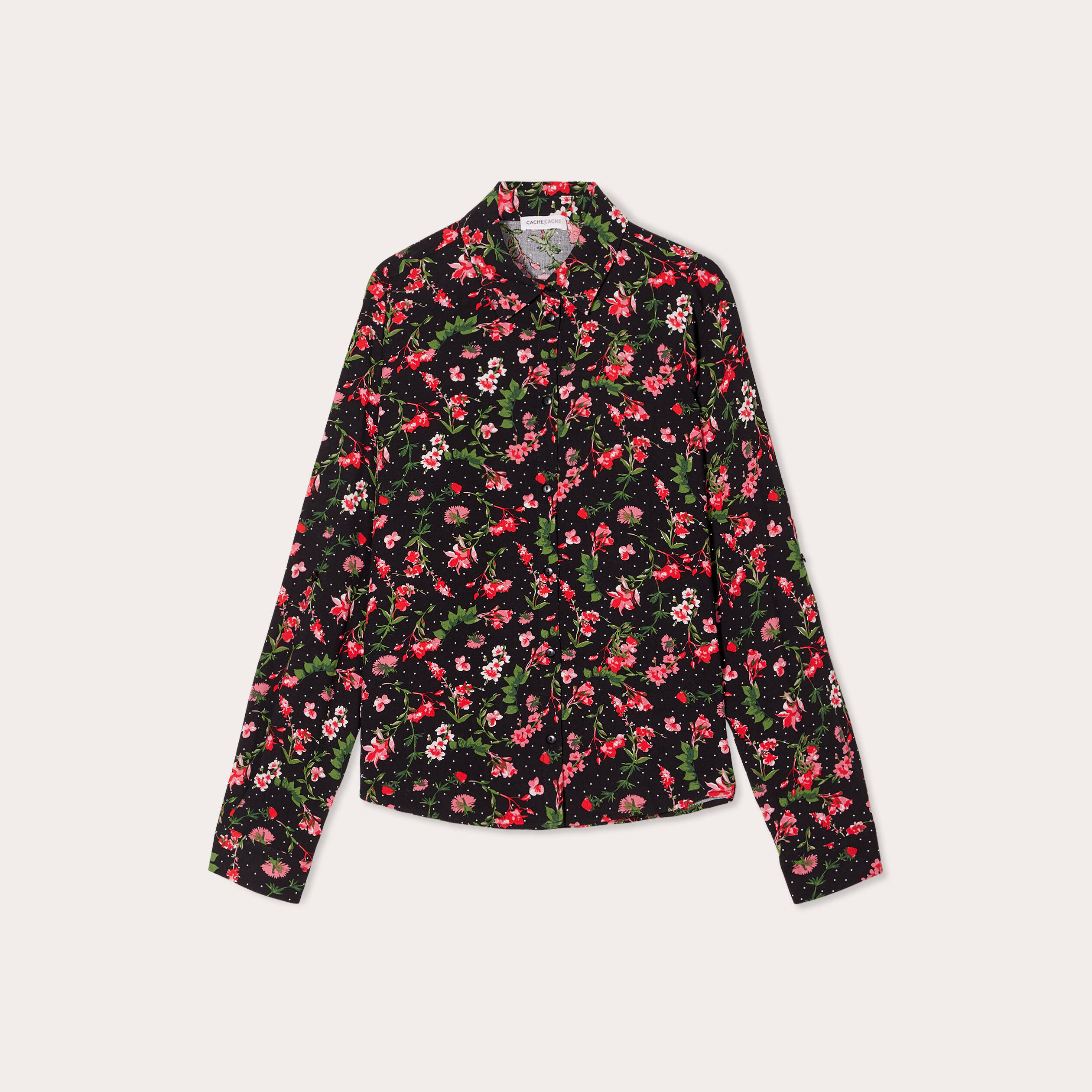 chemise manches longues noir femme Chemise manches longues noir femme