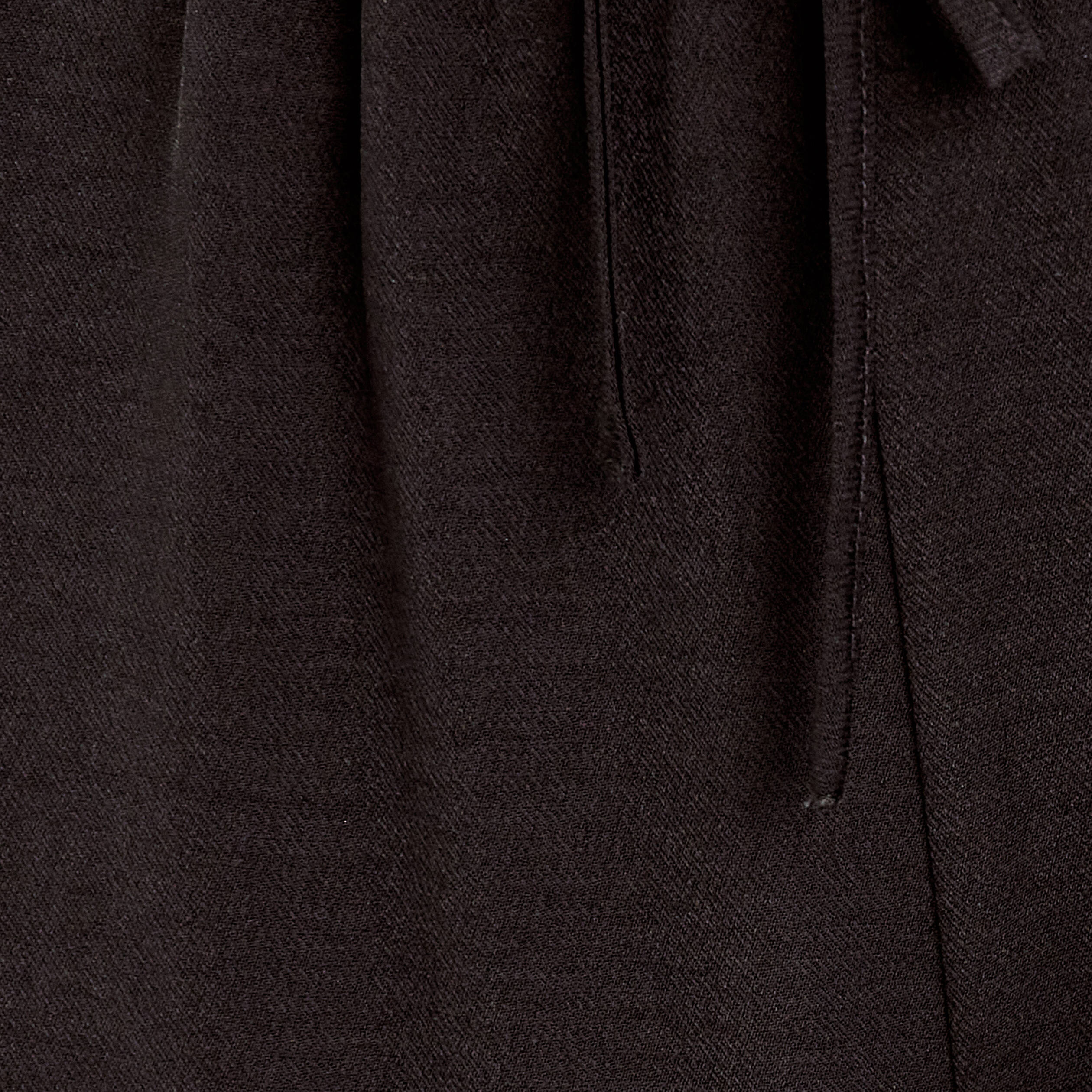 Pantalon large fluide noir femme