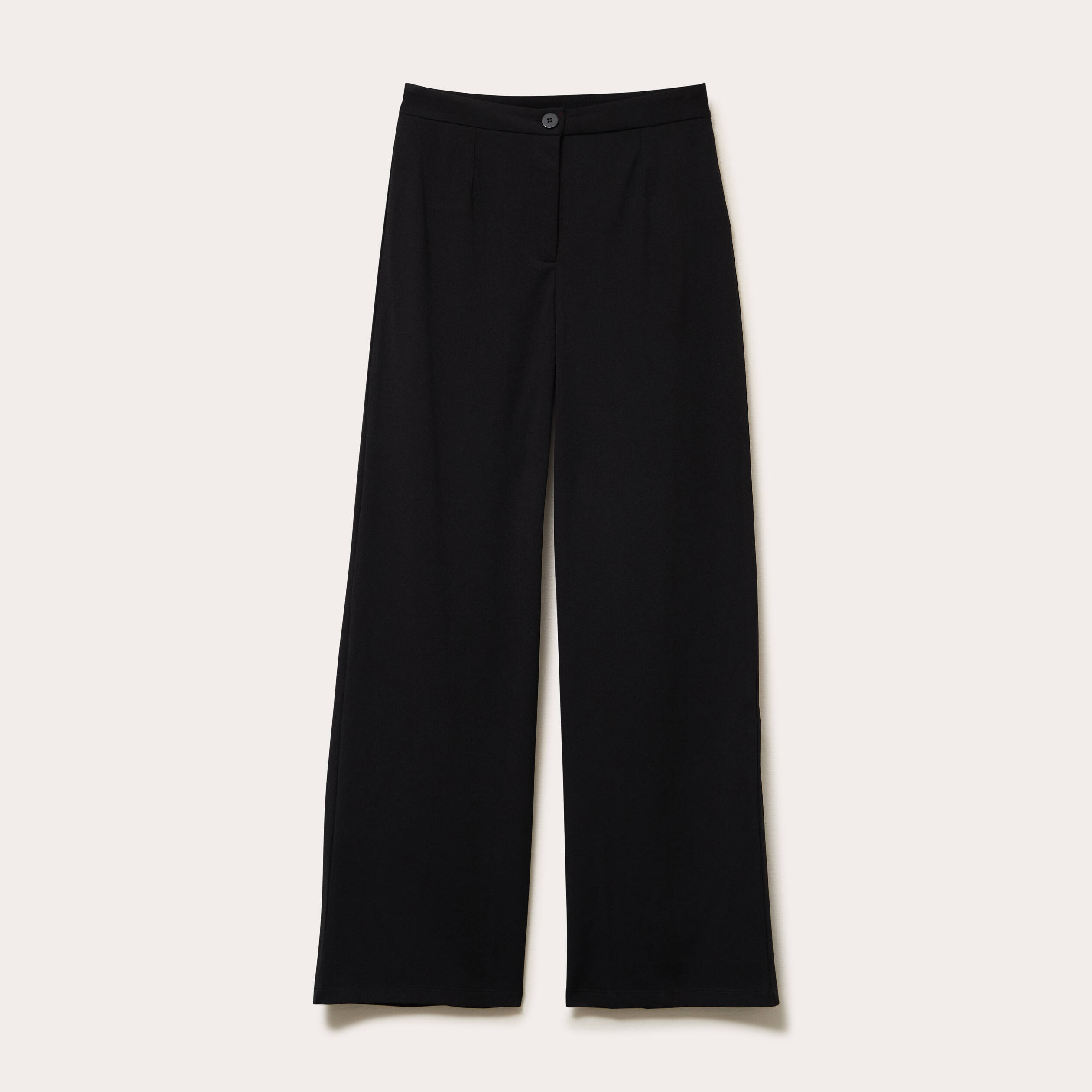 Pantalon large noir femme