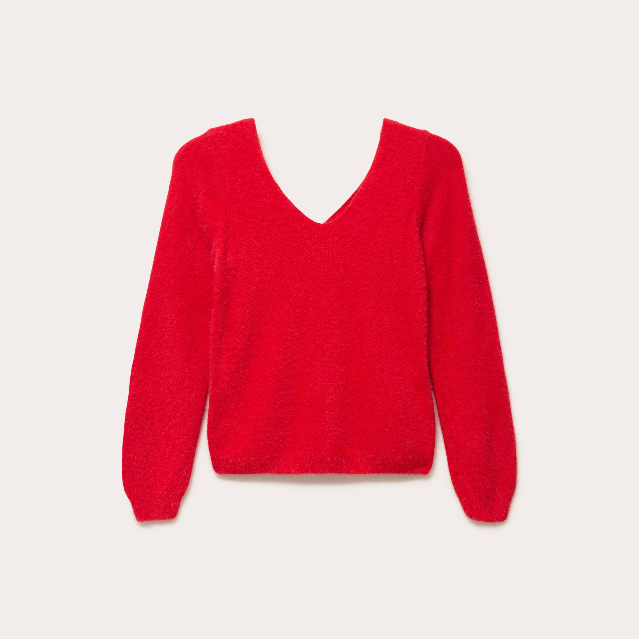 Pull d&eacute;tails coeur rouge femme