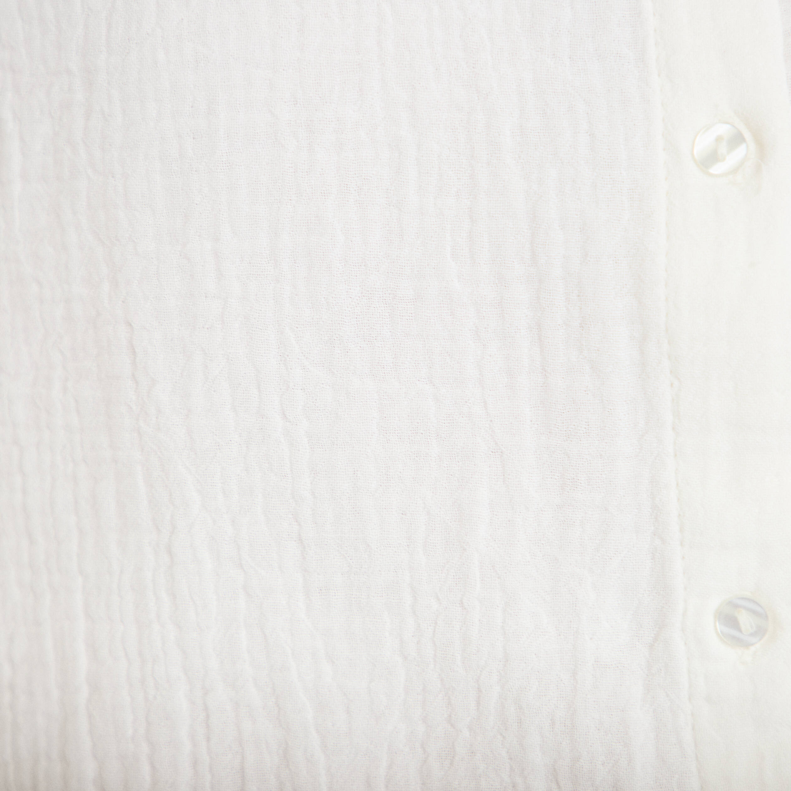 Chemise manches 3/4 ecru femme