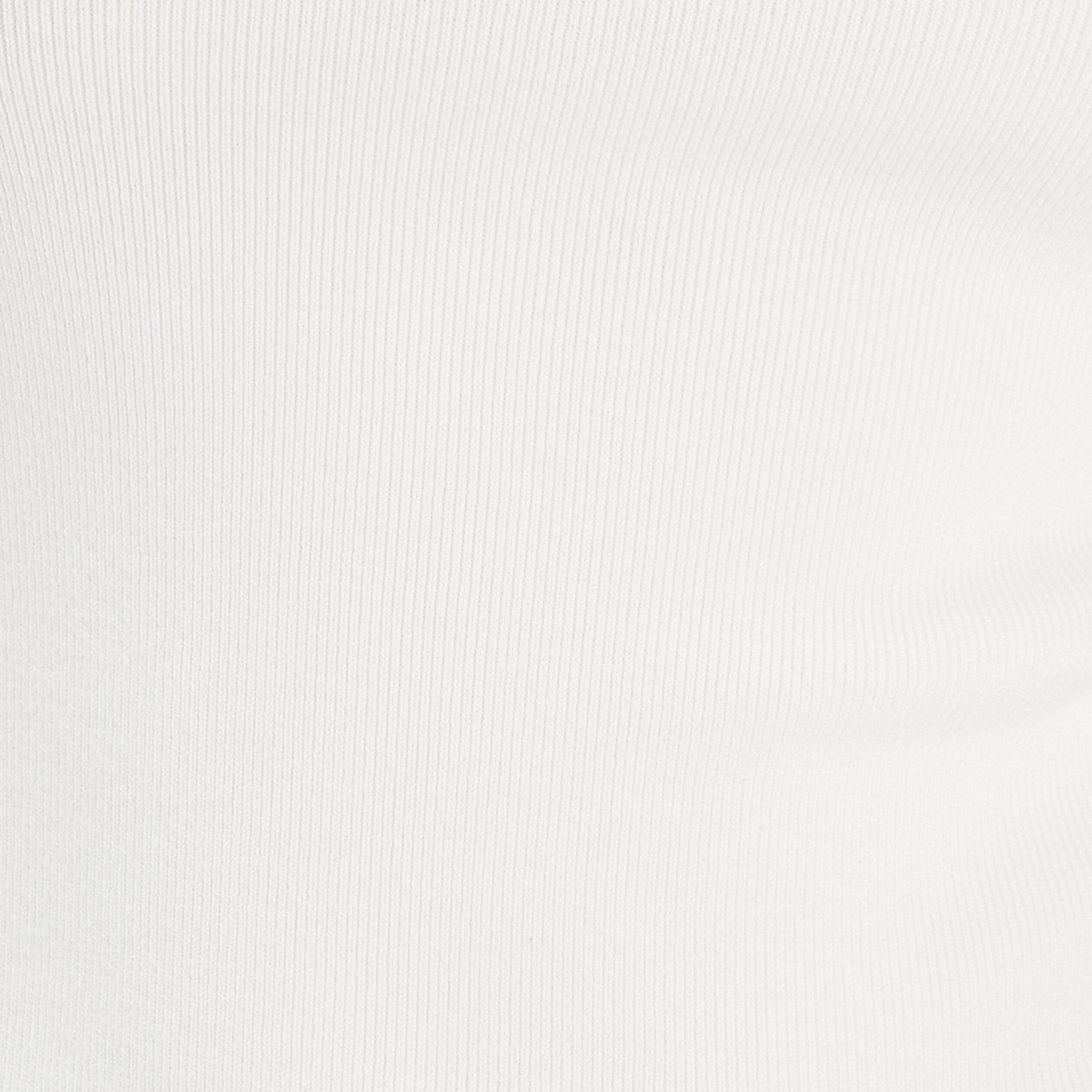 T-shirt manches courtes col polo blanc femme