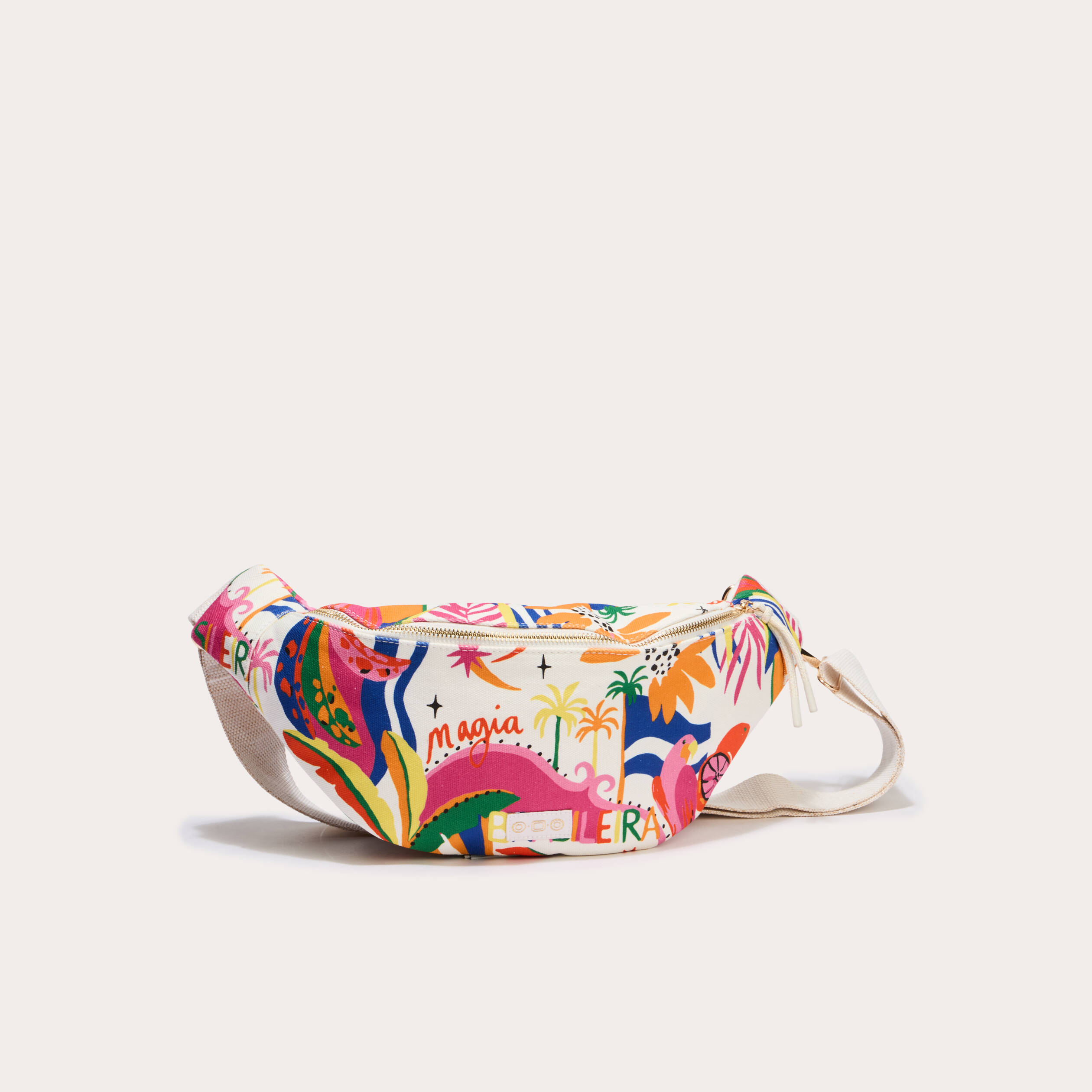 Sac banane blanc femme