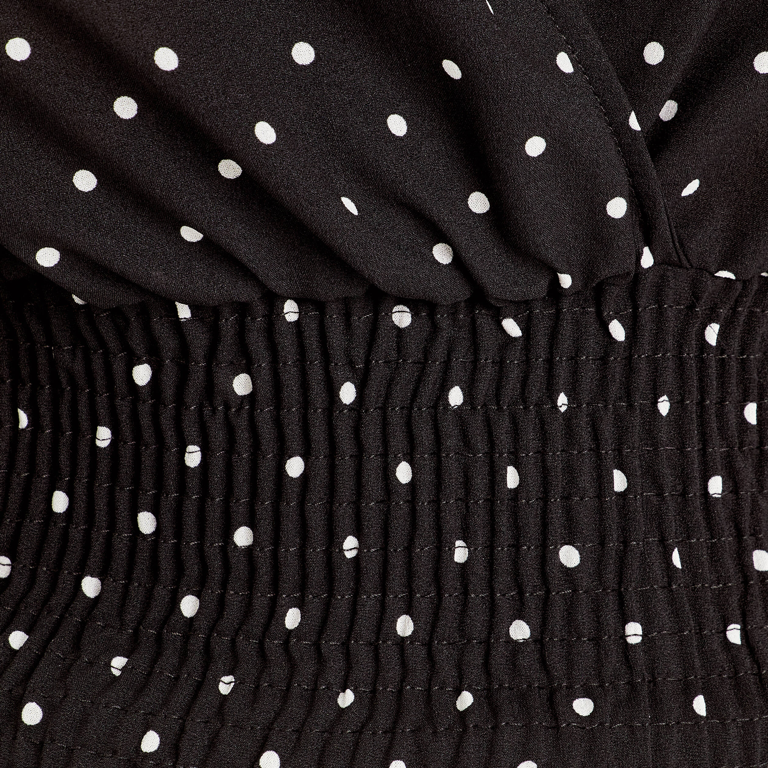 Blouse manches 3/4 noir femme