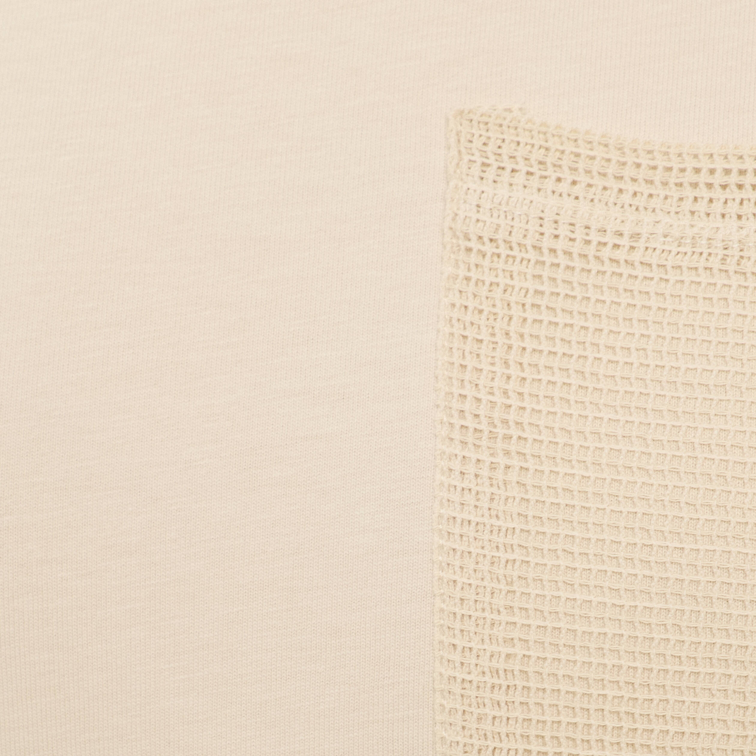 T-shirt poche d&eacute;tails bijoux beige femme