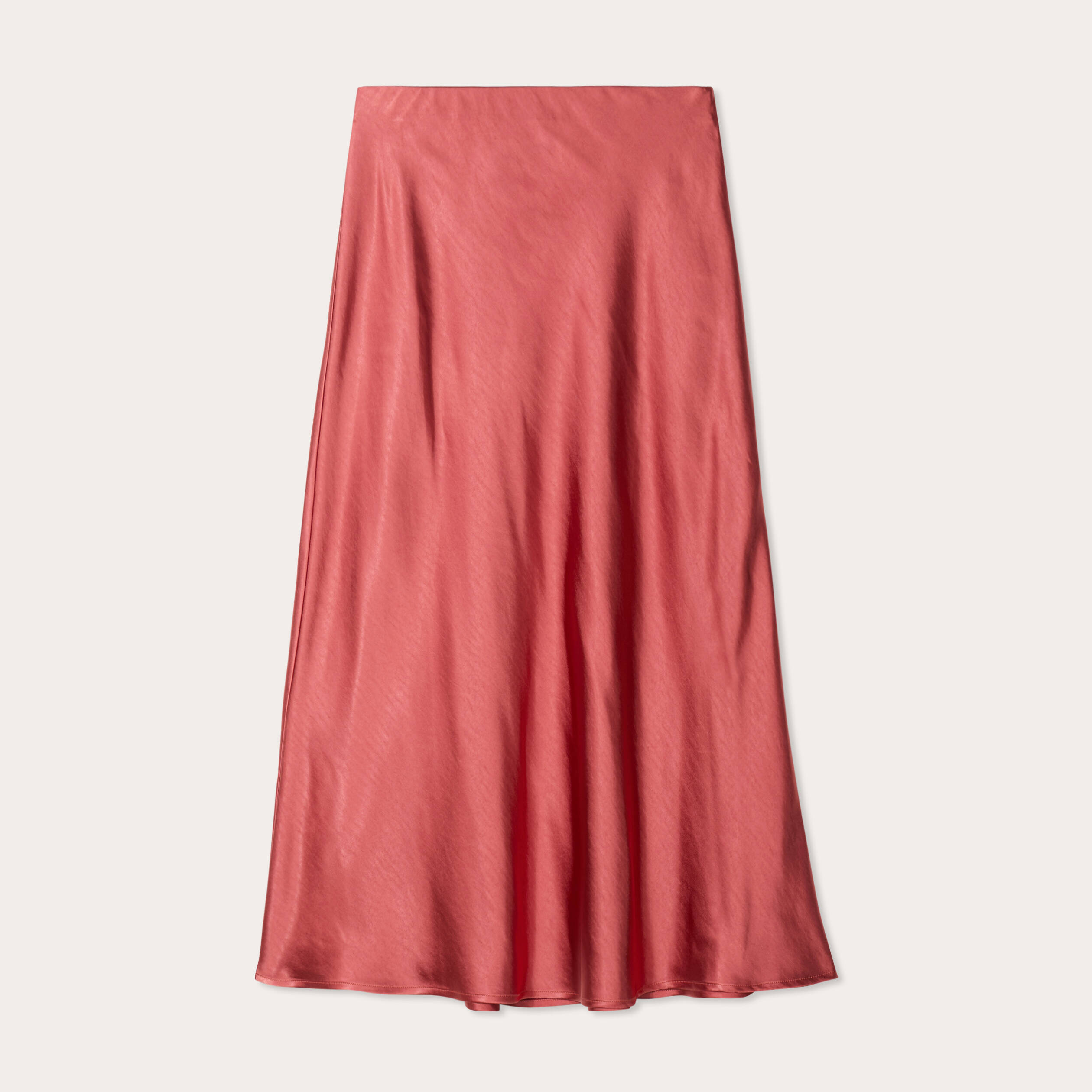 Jupe Midi Femme Fat Face – Rose – Taille 10 – Coupe A-Line – Lin Et Viscose – Occasion