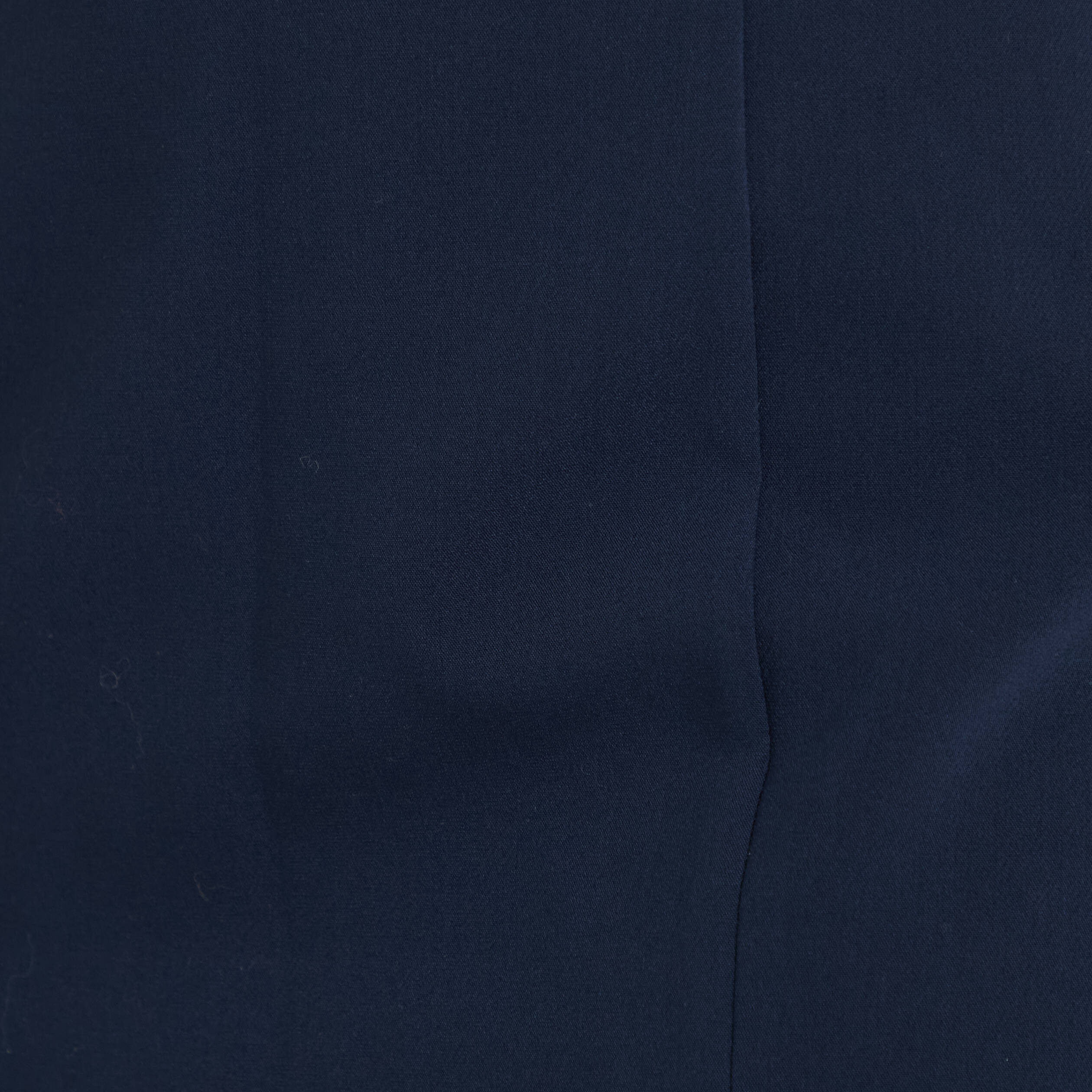 Jupe-short droite fentes bleu marine femme