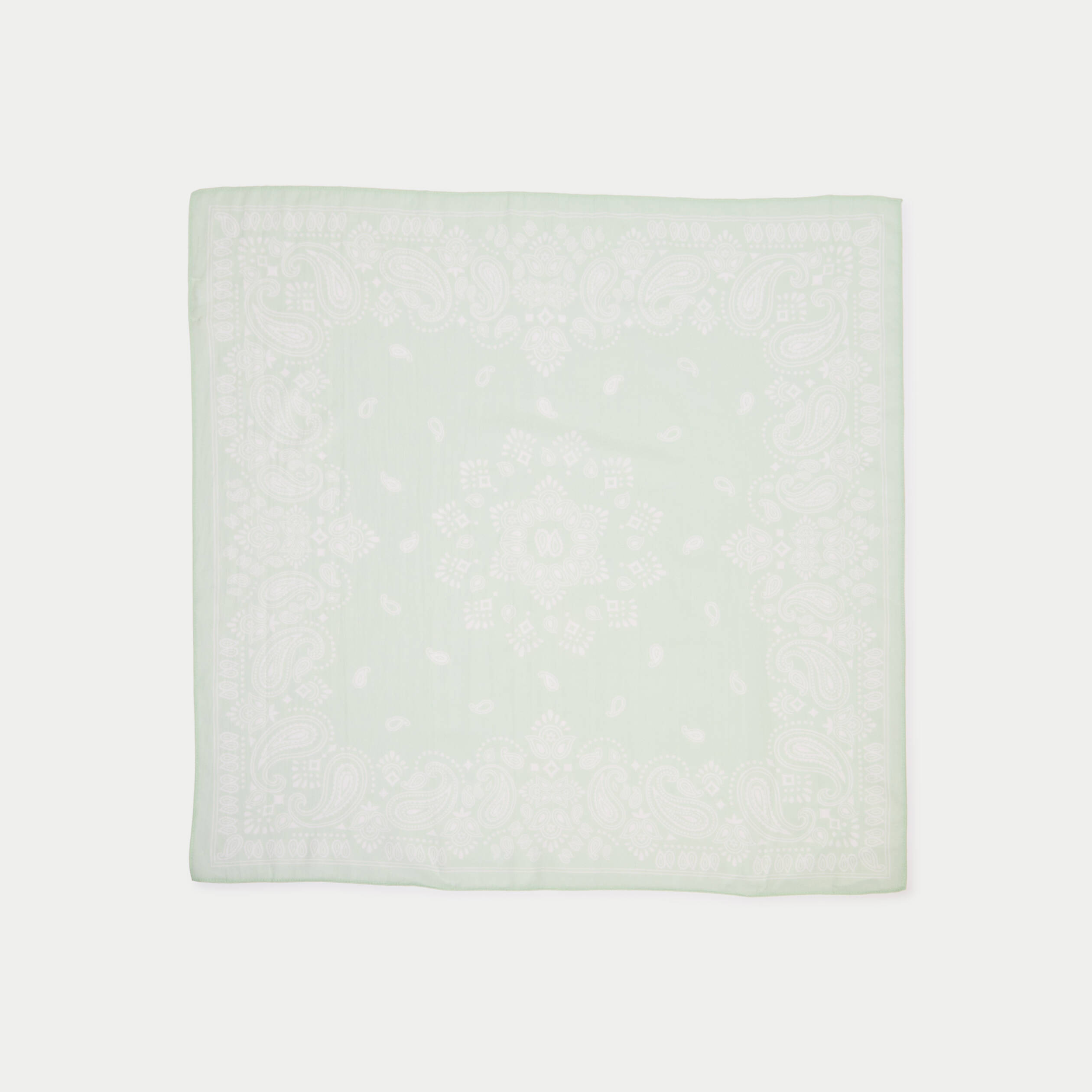 Foulard vert pastel femme