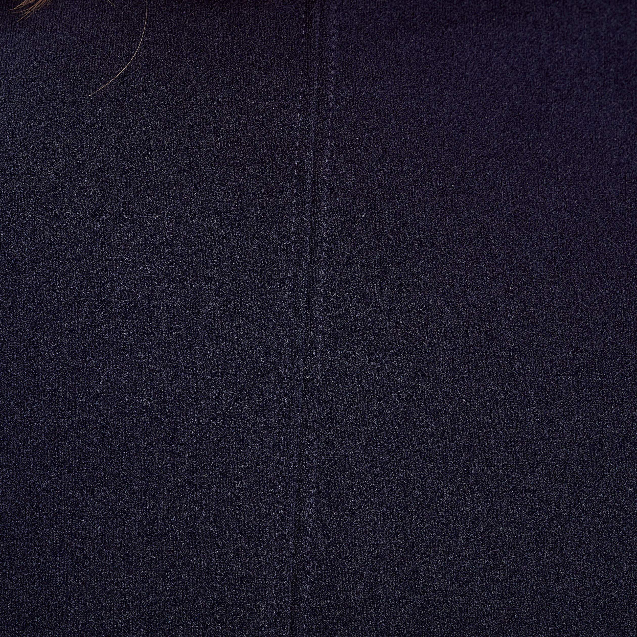 Sweat manches longues zipp&eacute; bleu marine femme