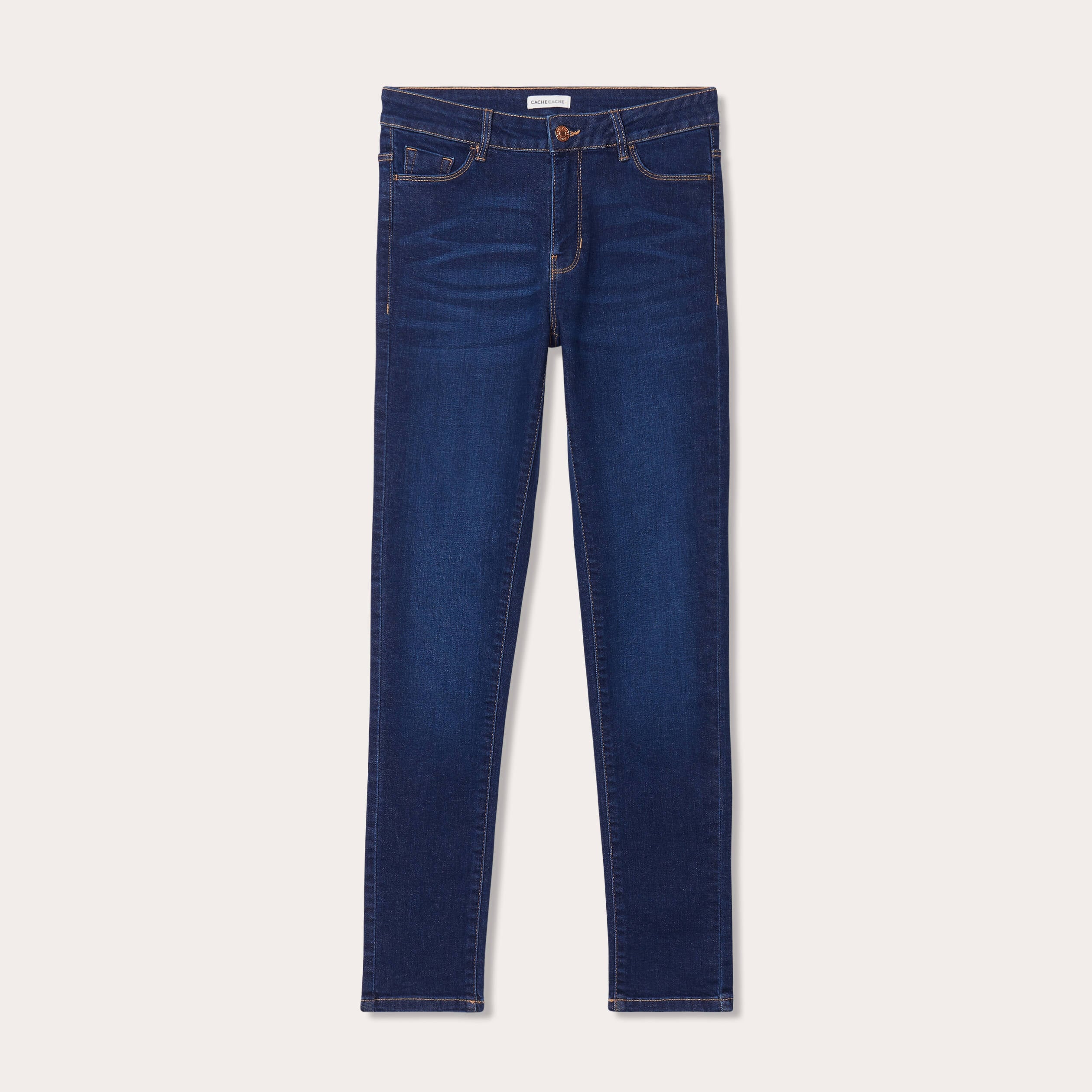 Jeans slim denim stone femme