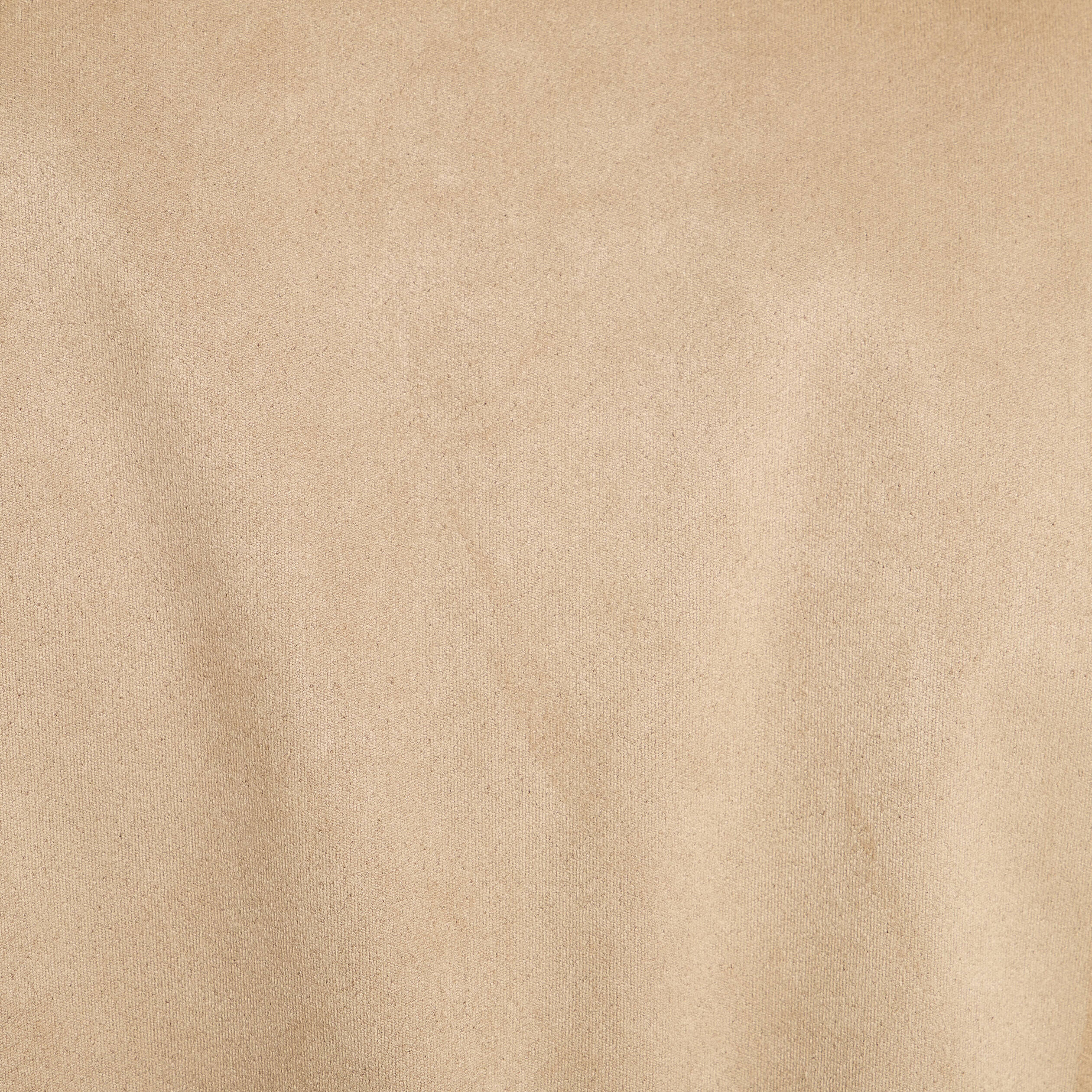 Veste courte zipp&eacute;e su&eacute;dine beige femme