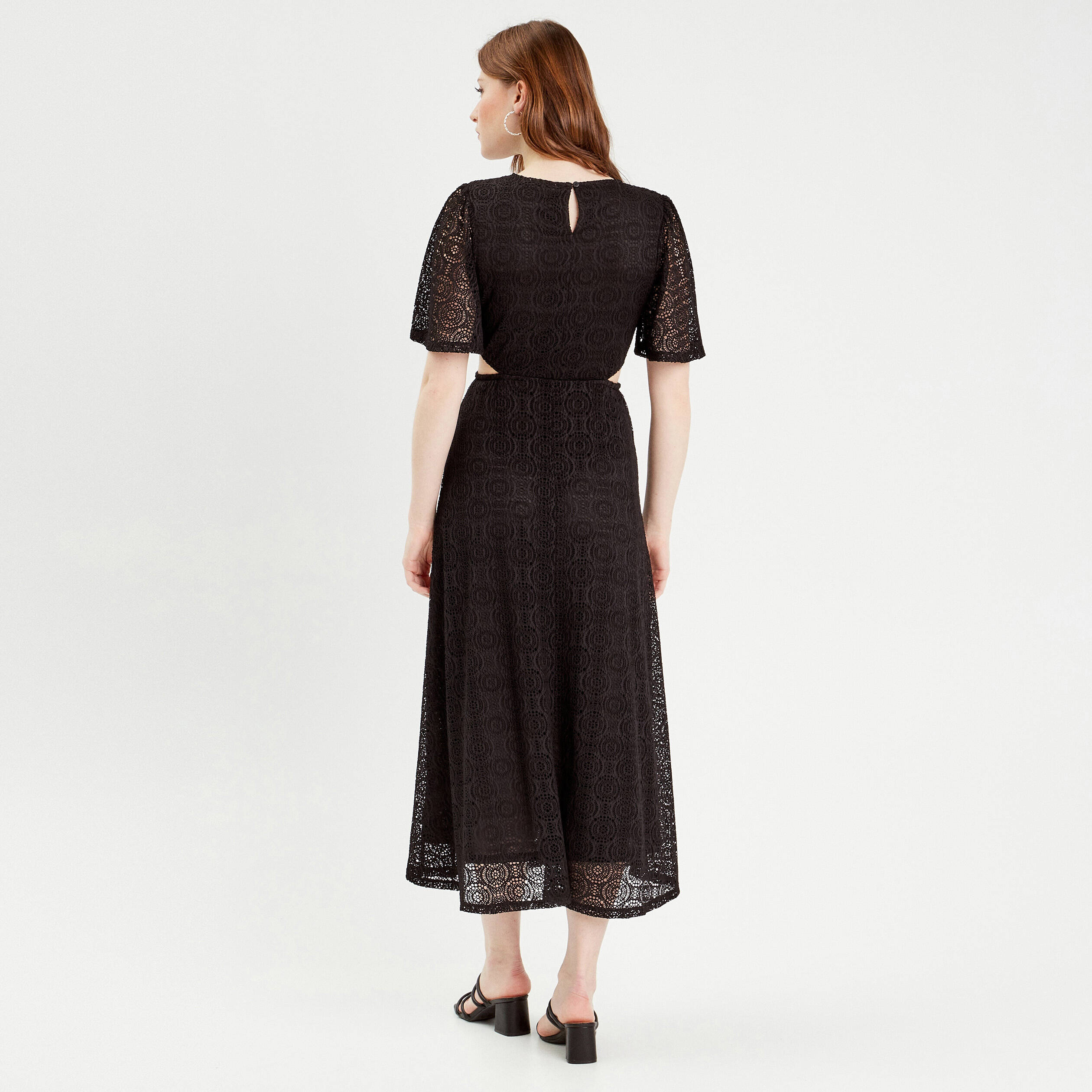 Robe longue femme dentelle hotsell