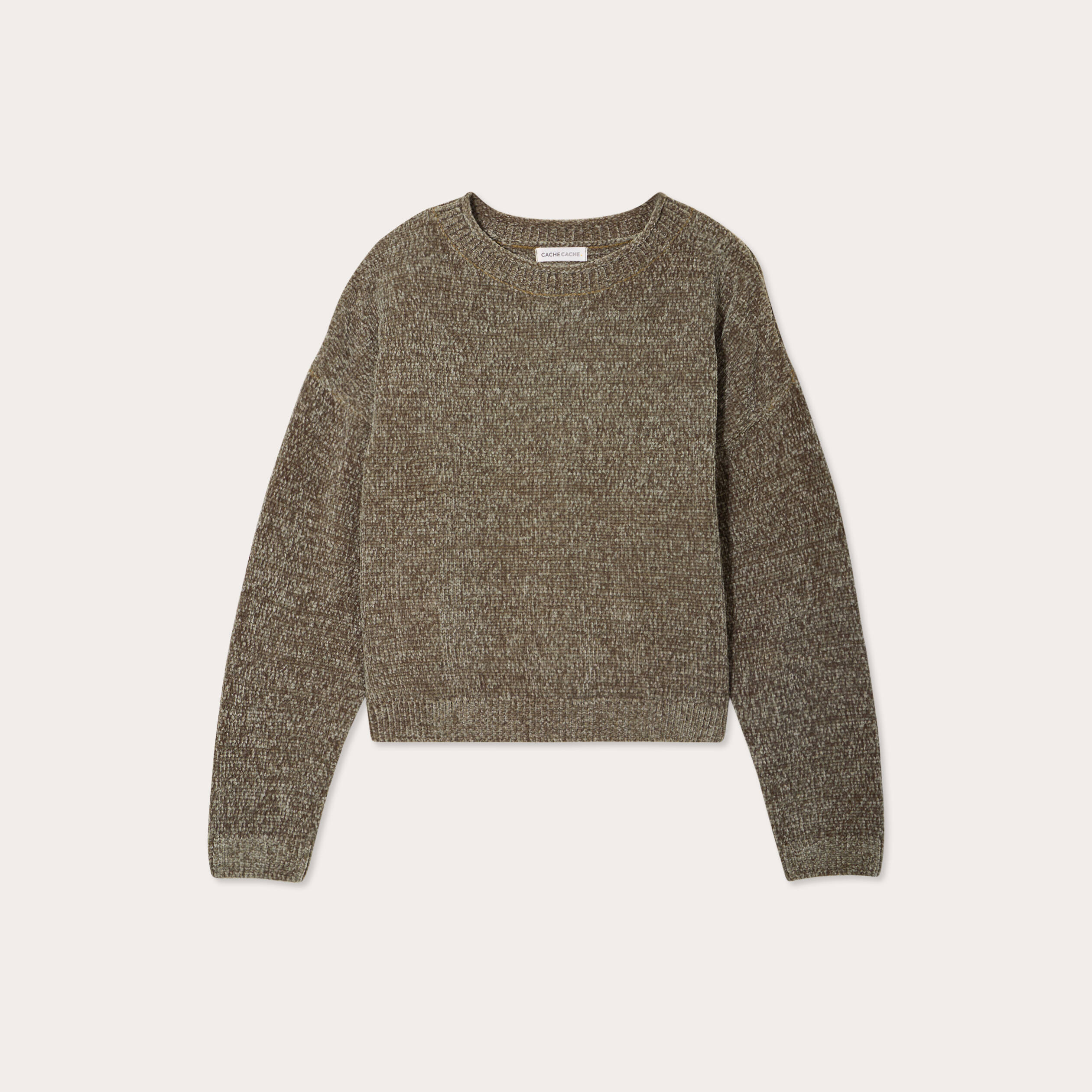 pull col montant vert kaki femme Pull col montant vert kaki femme