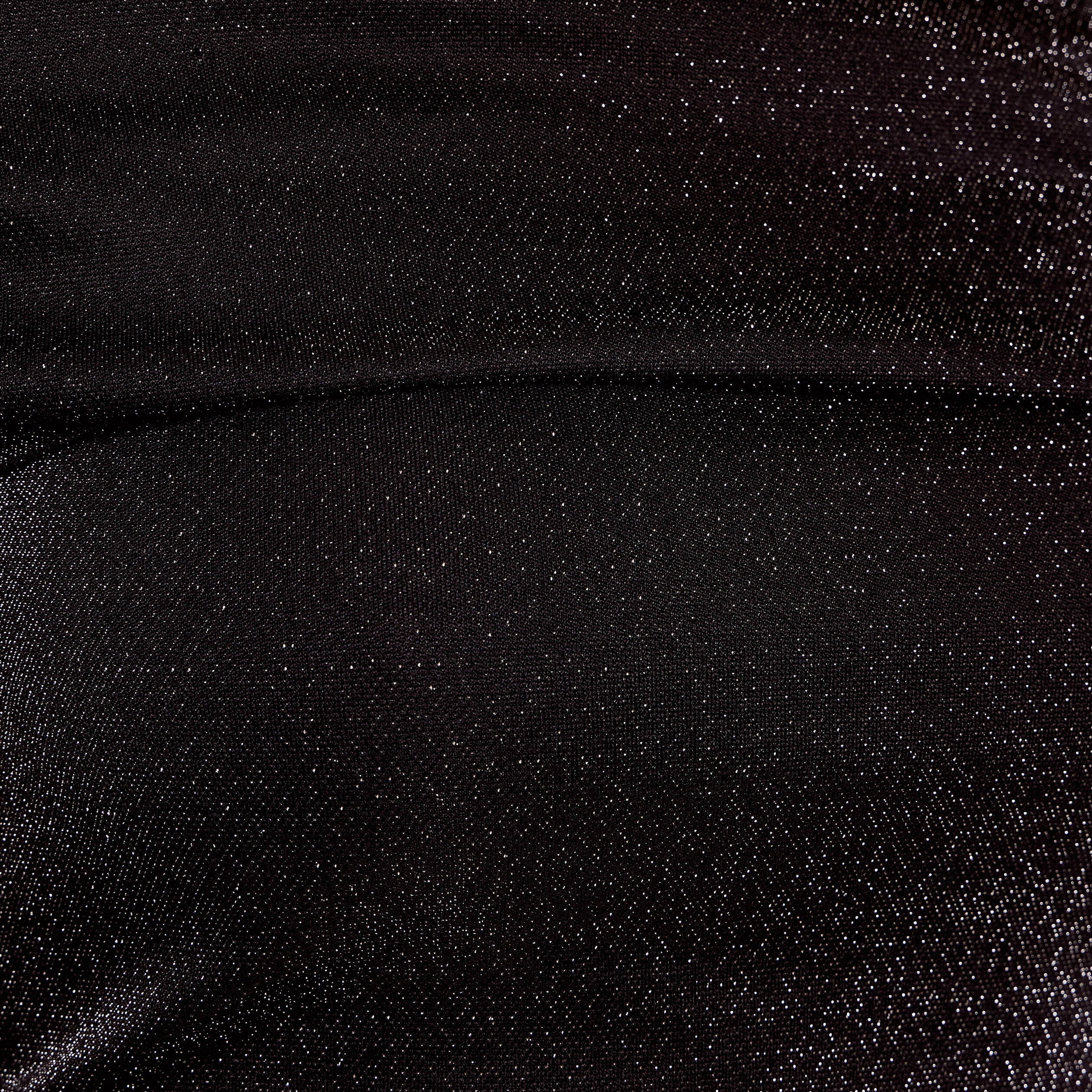 Combishort col bardot fils m&eacute;tallis&eacute;s noir femme