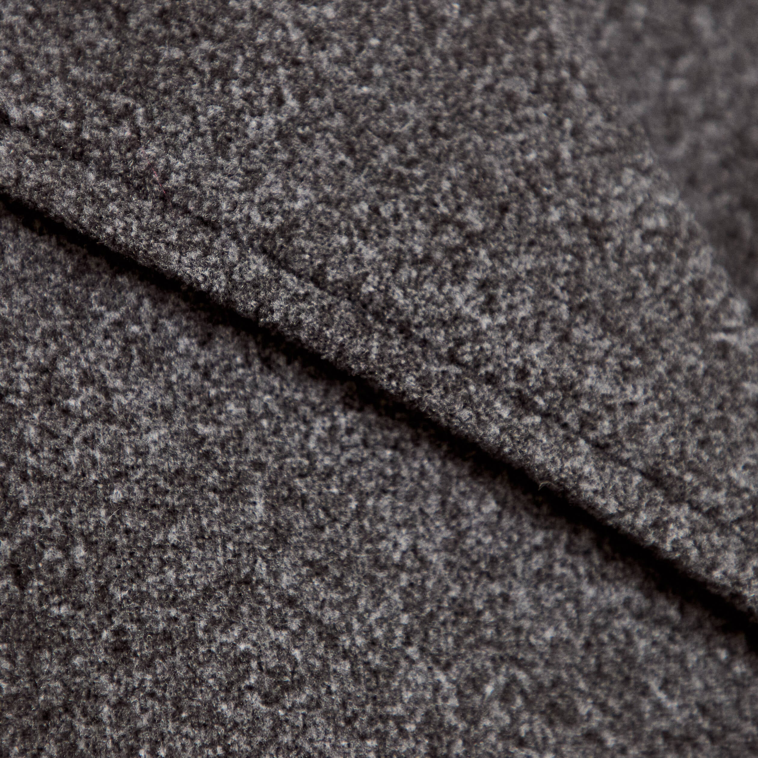 Trench court boutonn&eacute; gris femme