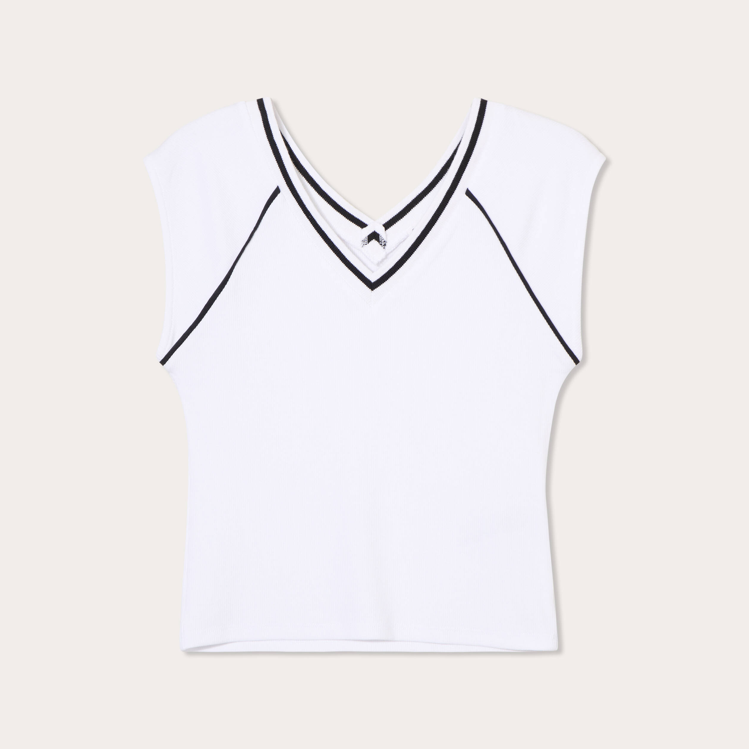 T-shirt manches courtes blanc femme