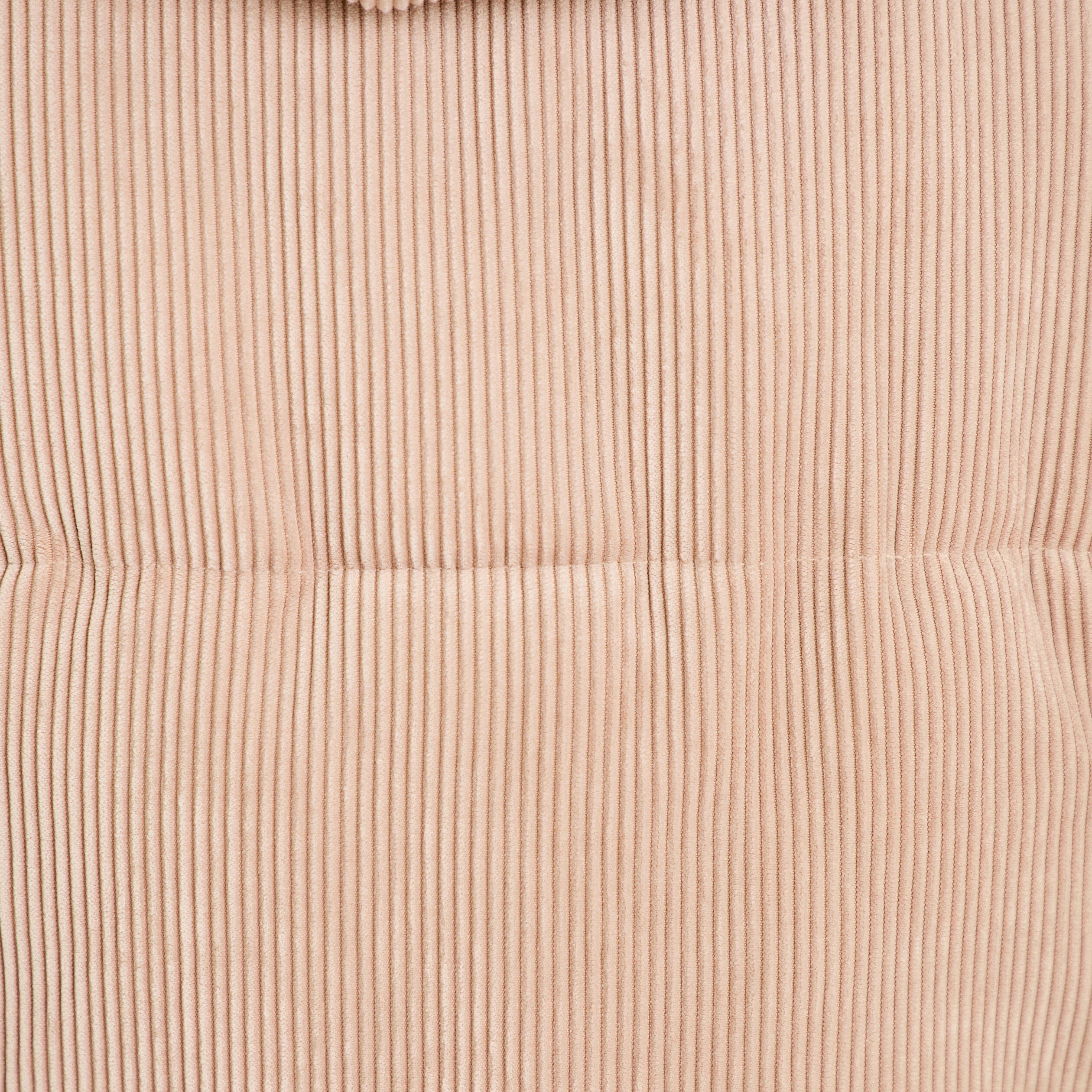 Doudoune r&eacute;versible courte velours beige femme