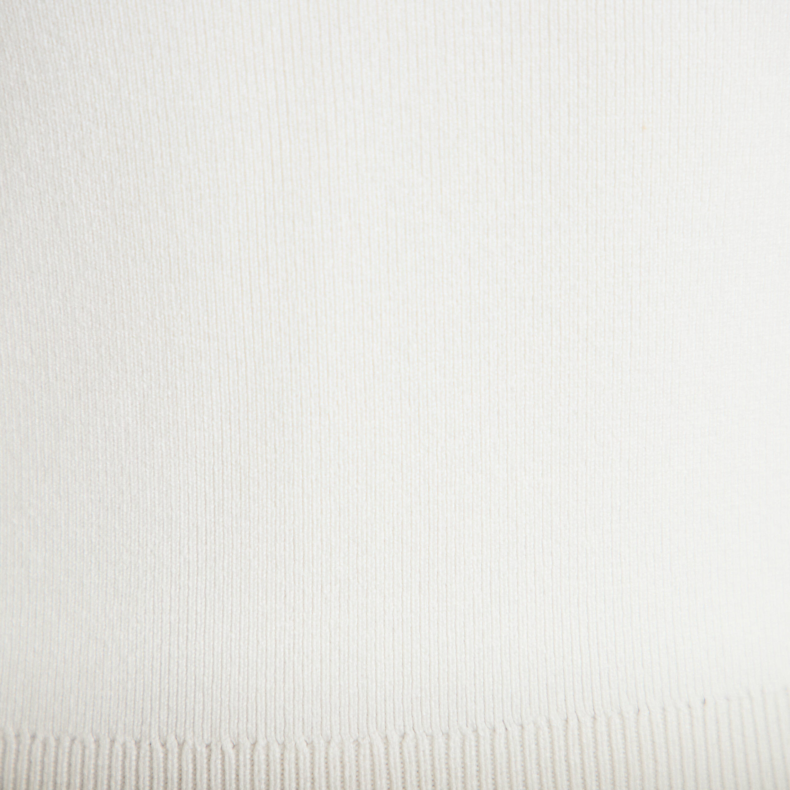 Polo ajust&eacute; manches courtes col chemise ecru femme