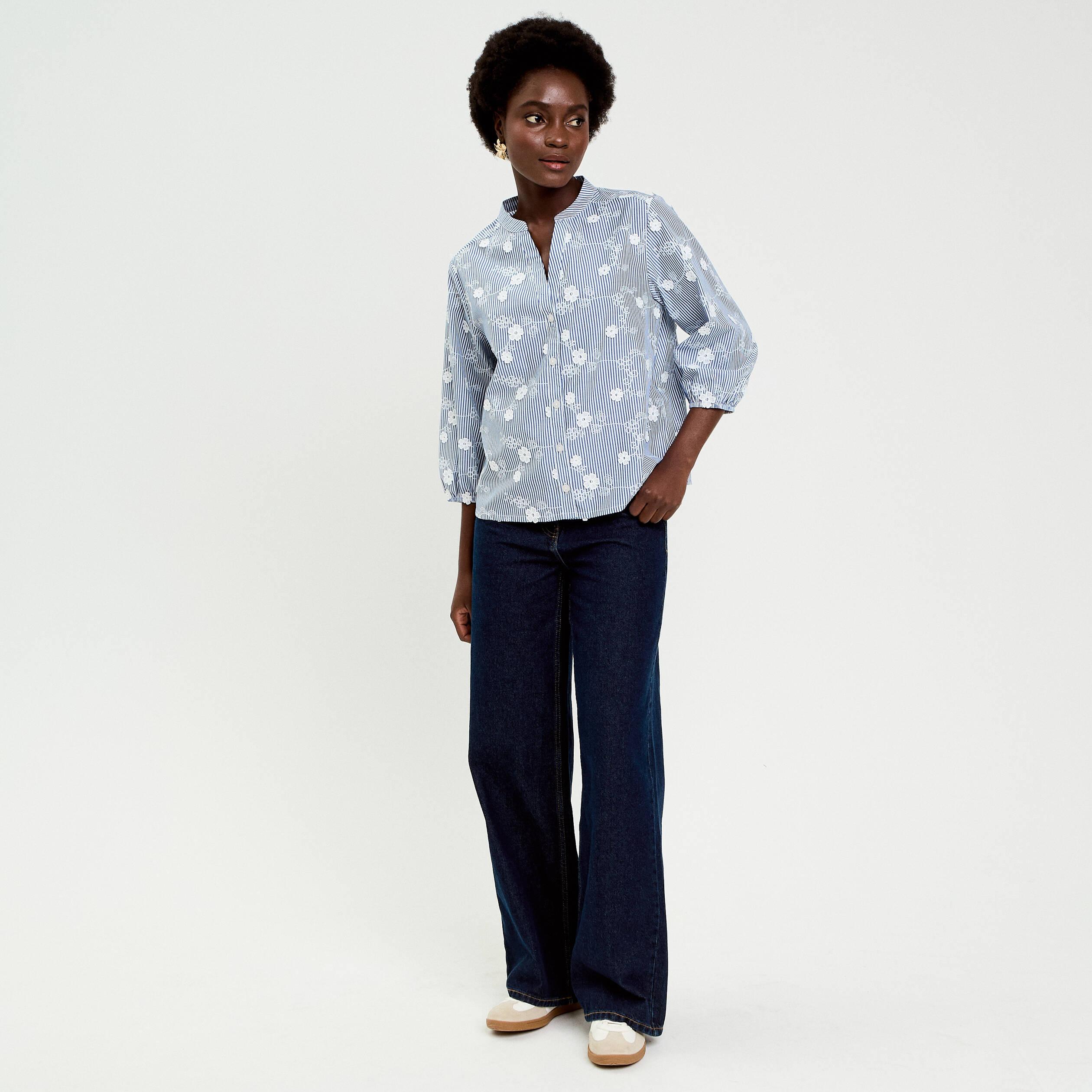 Blouse/veste RHUM RAISIN Taille 3 - Bleu, Occasion Très Bon état, Pour Femme, Style Décontracté