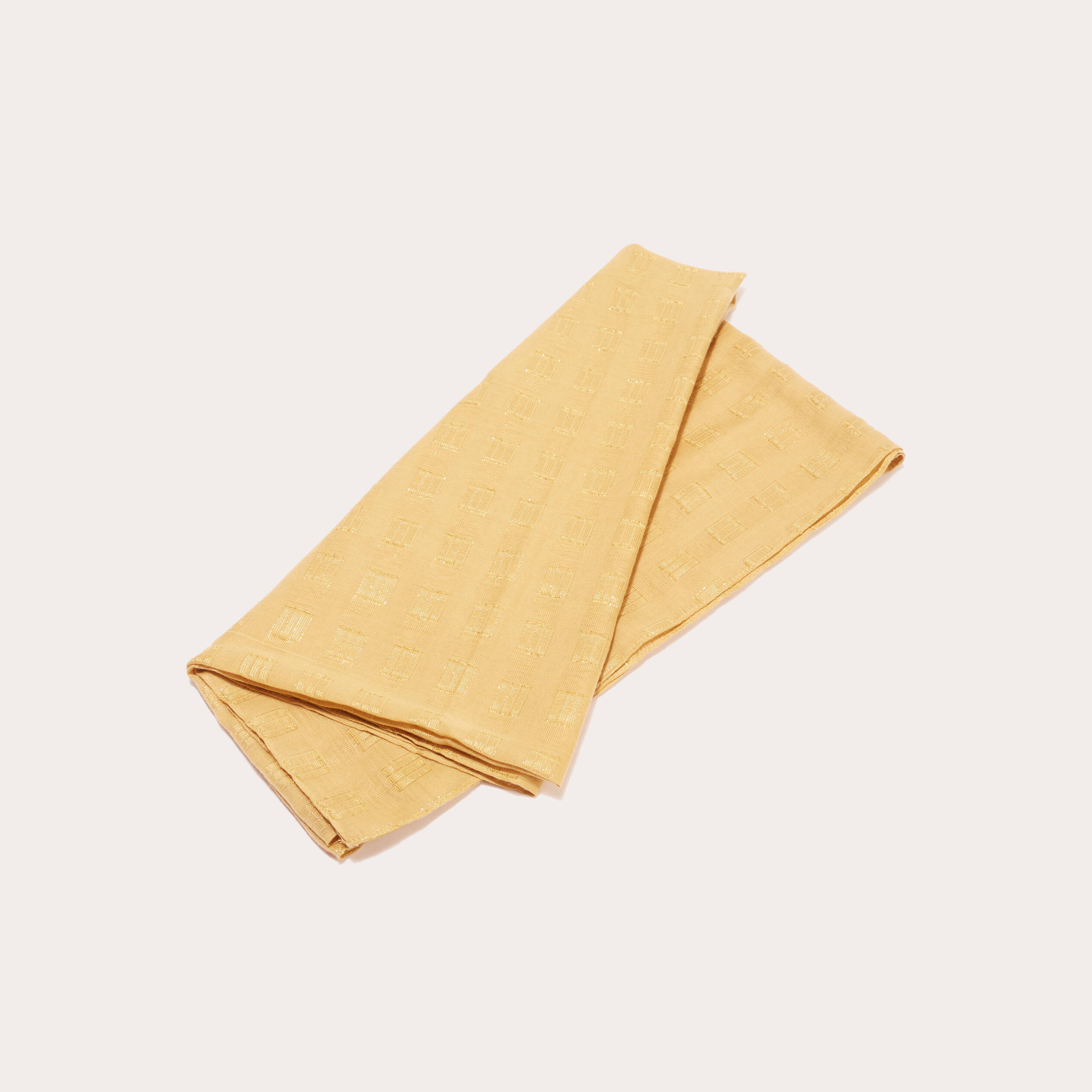 foulard fils metallises couleur or femme Foulard fils métallisés couleur or femme