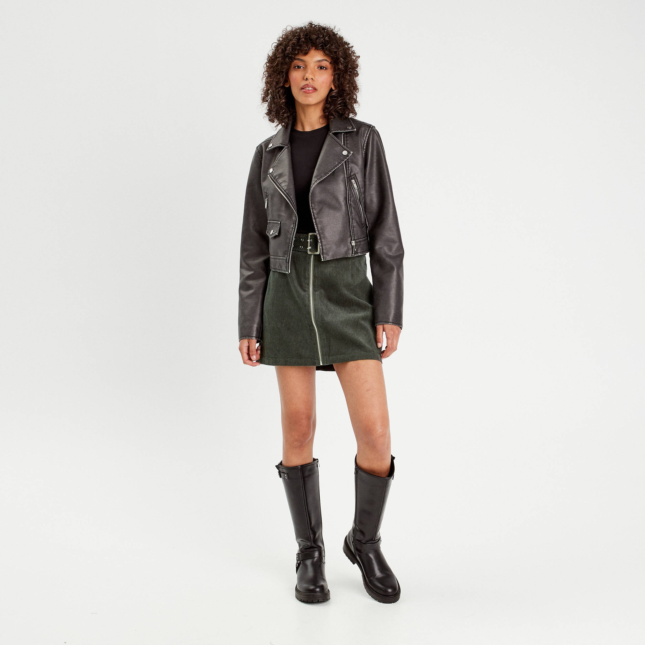 Jupe trapeze velours cotele online