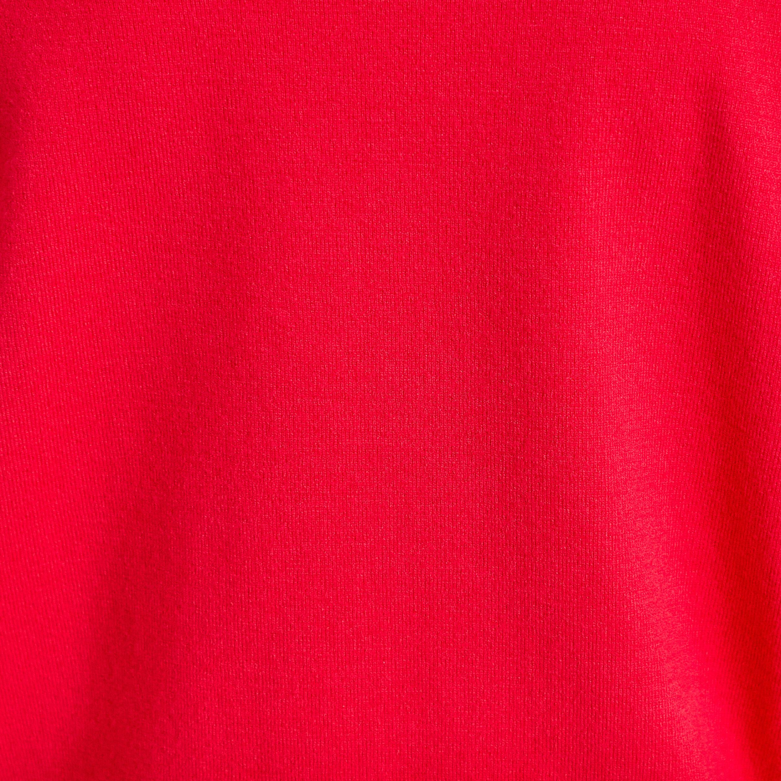 Pull ample manches longues fin rouge femme