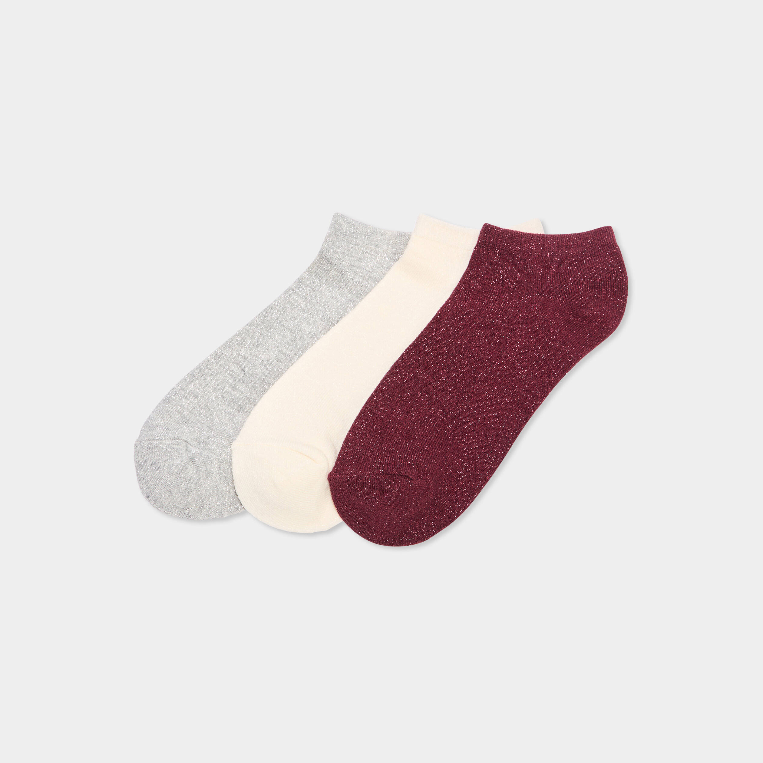 lot 3 paires chaussettes blanc femme Lot 3 paires chaussettes blanc femme