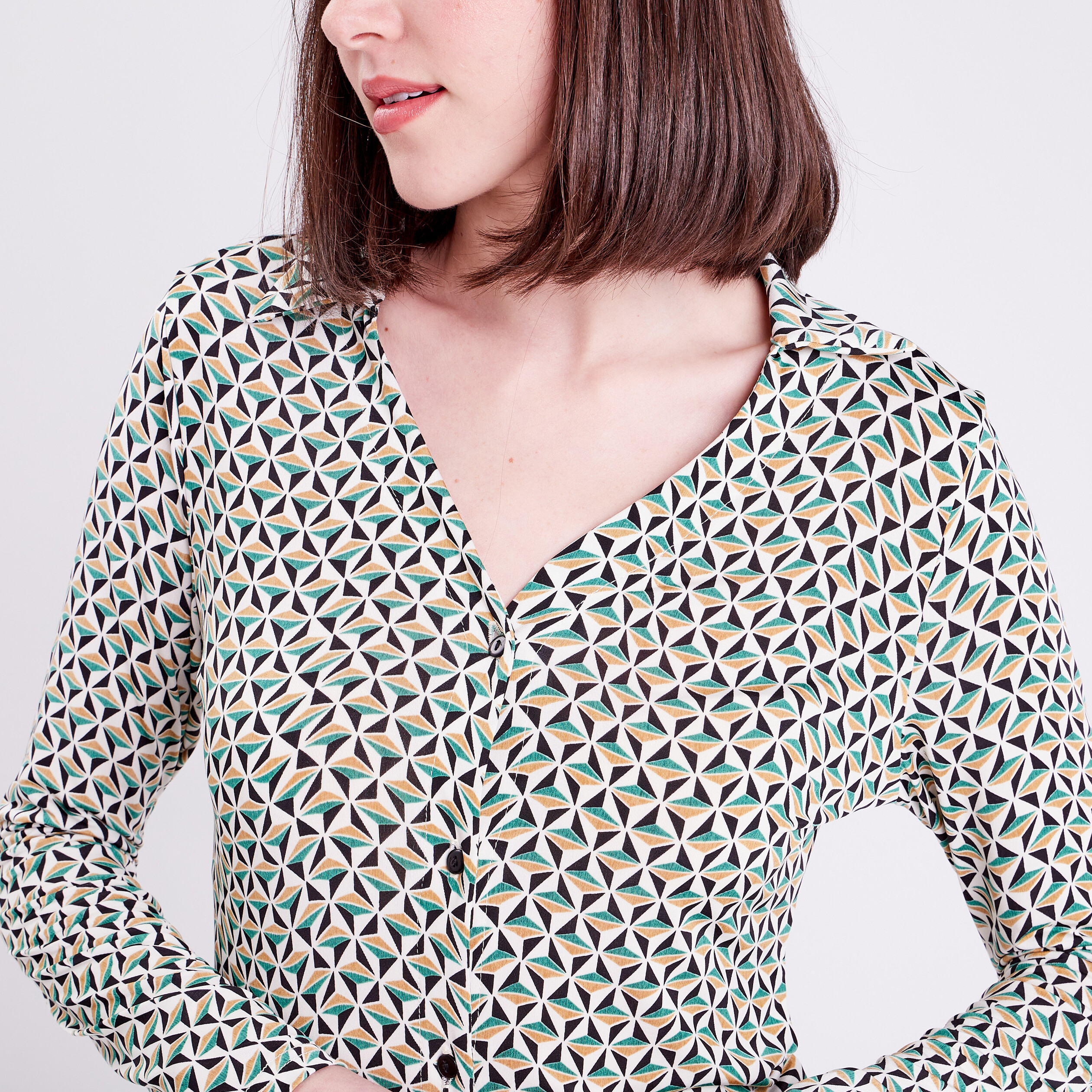 blouse charlotte manches longues blanc femme Blouse Charlotte - manches longues blanc femme