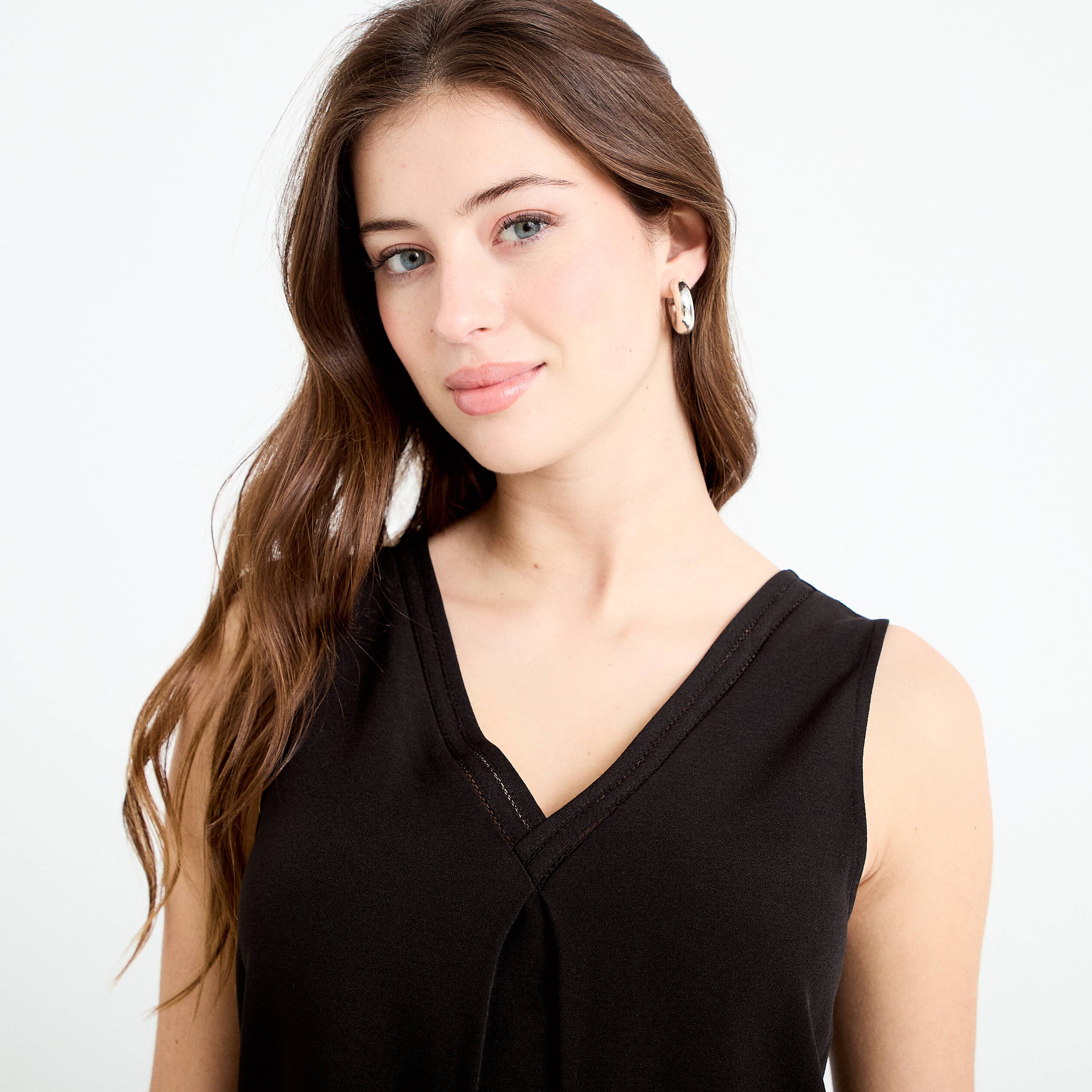 D&eacute;bardeur sans manches noir femme