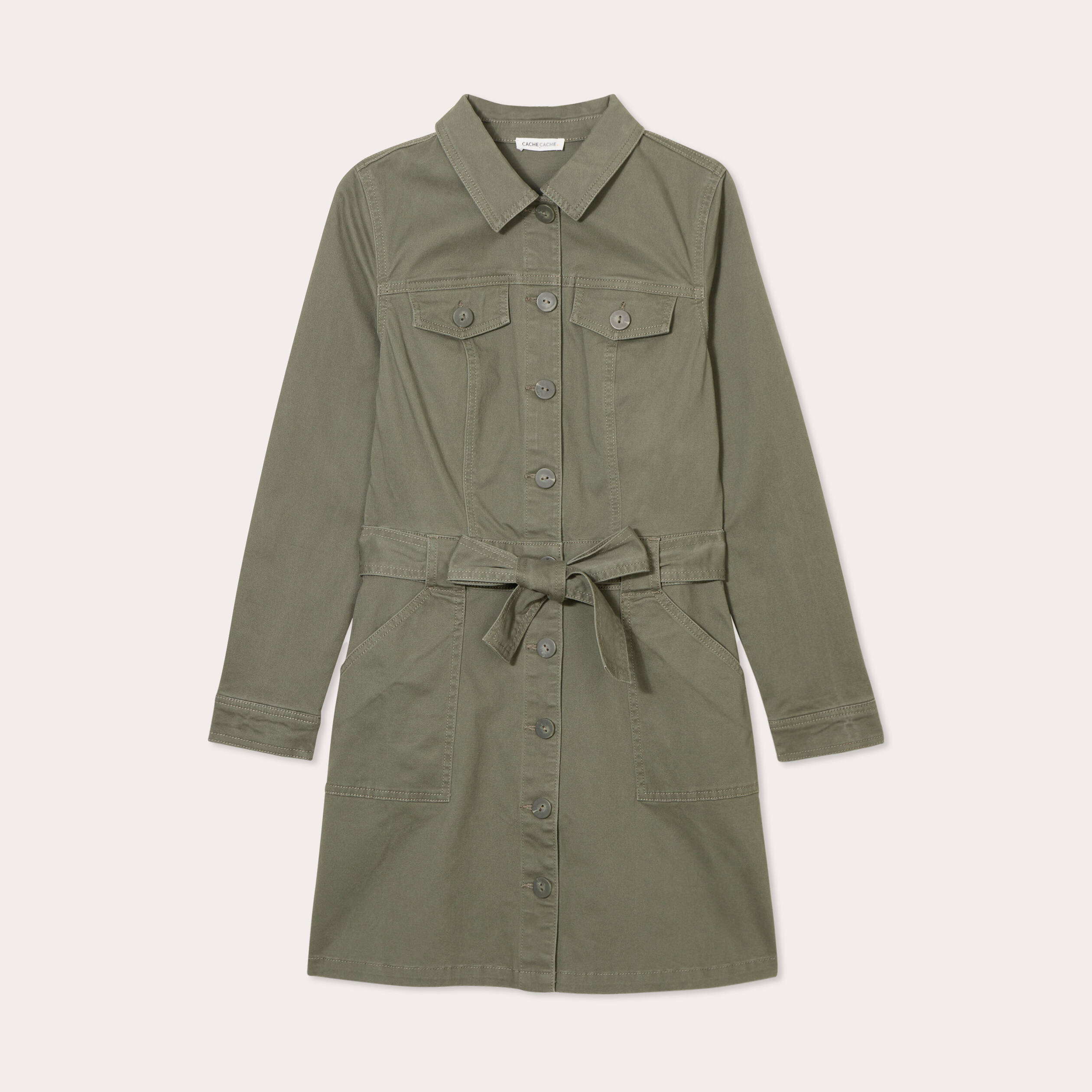 robe chemise cache cache