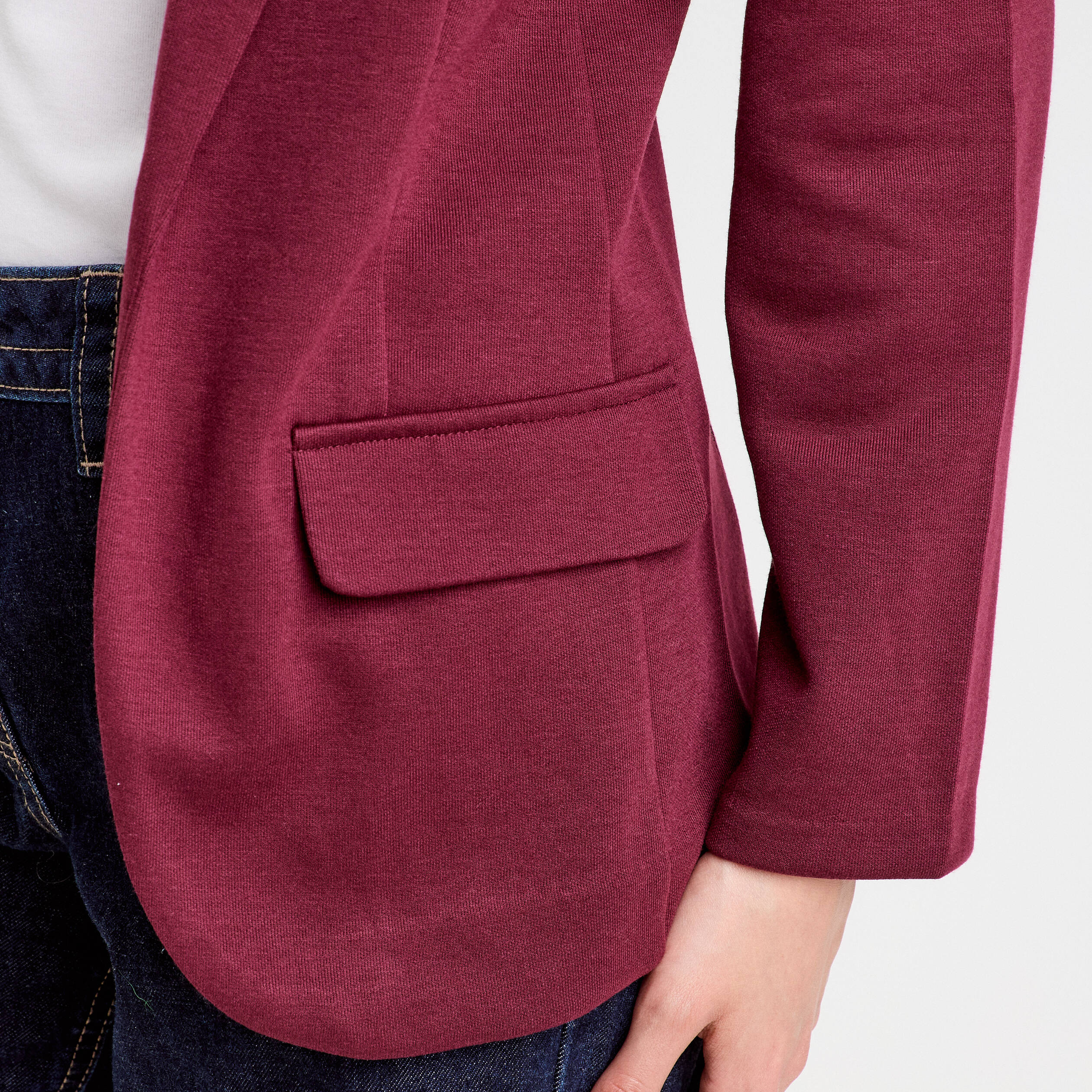 veste blazer cintree bordeaux femme Veste blazer cintrée bordeaux femme