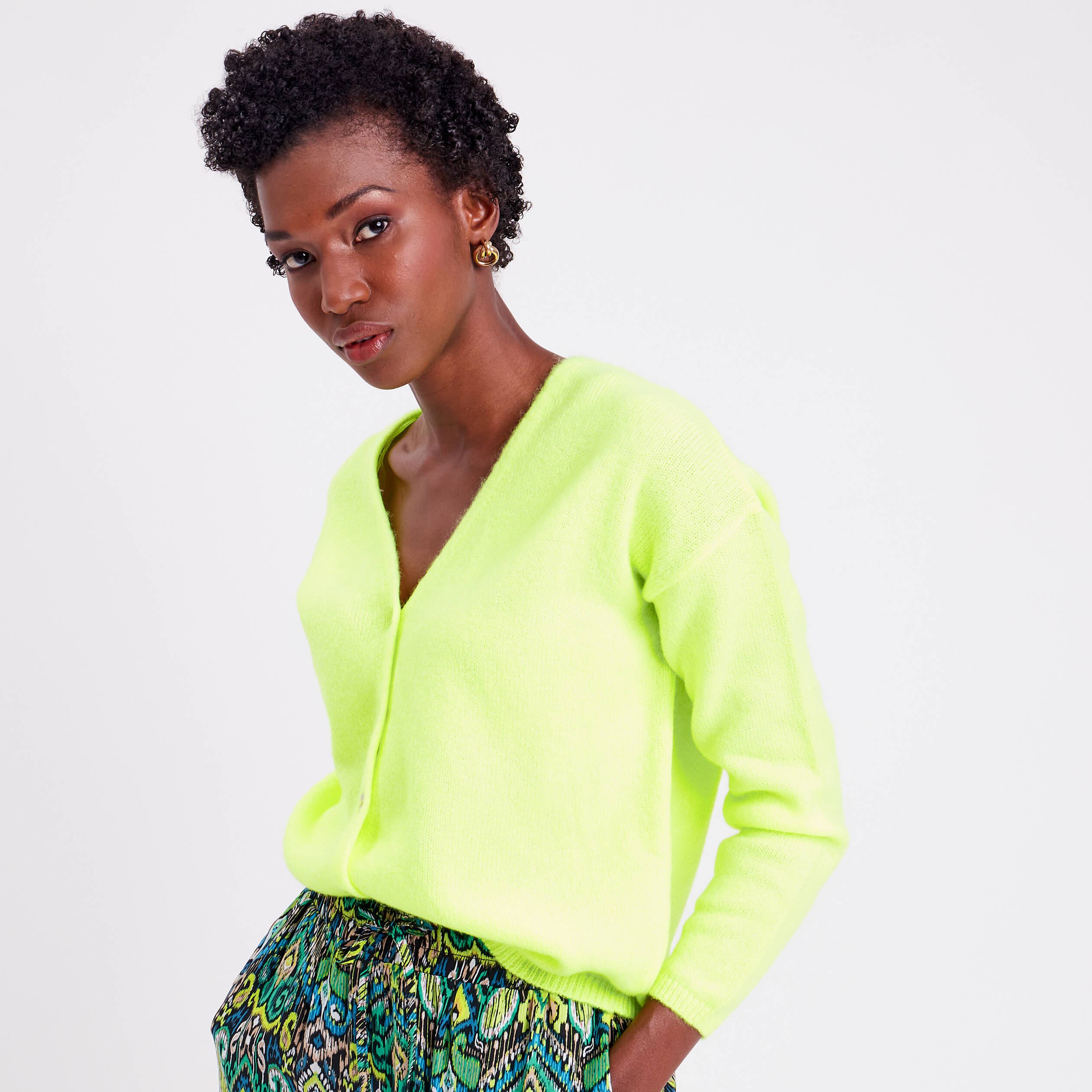 Gilet jaune shop citron femme