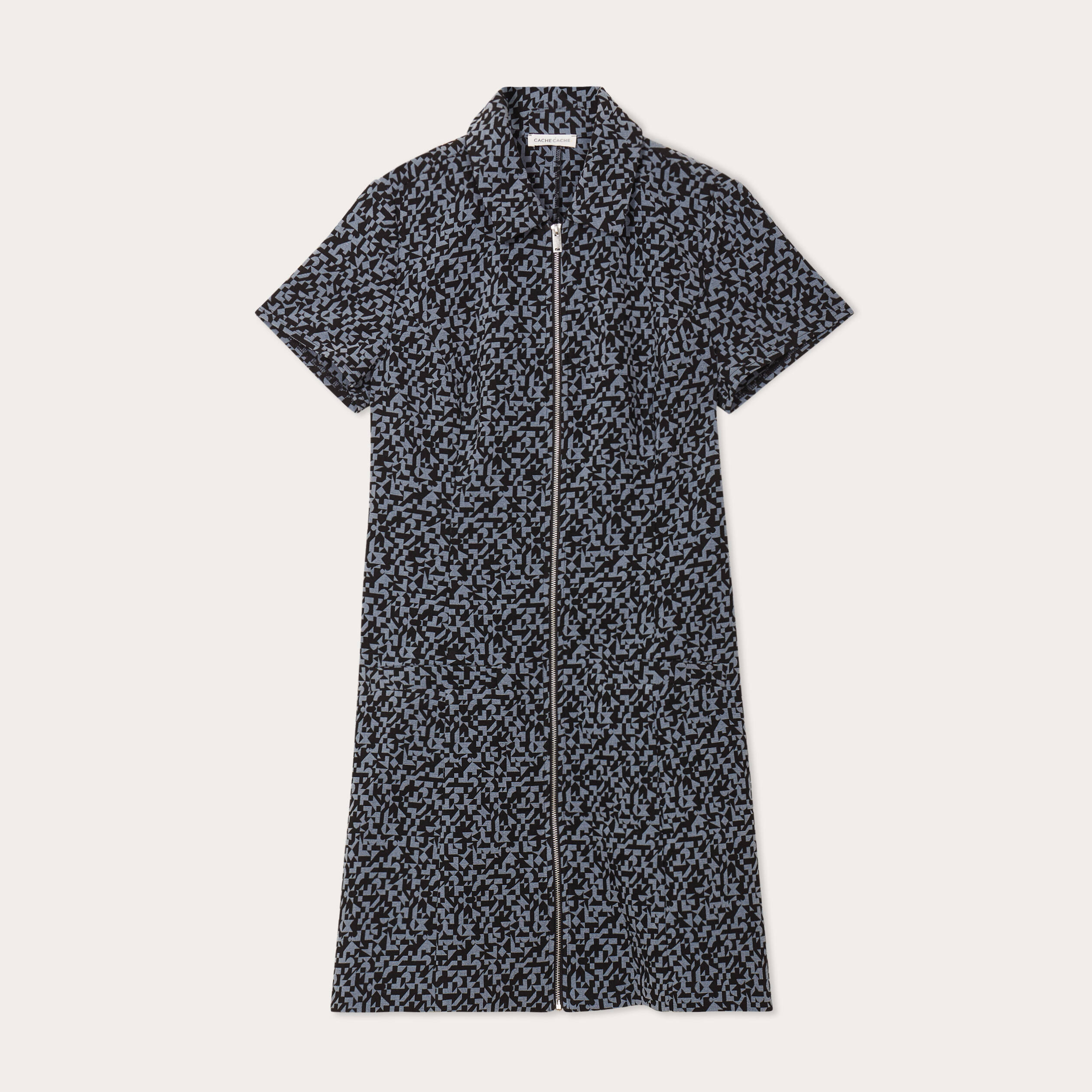 robe evasee zippee noir femme Robe évasée zippée noir femme