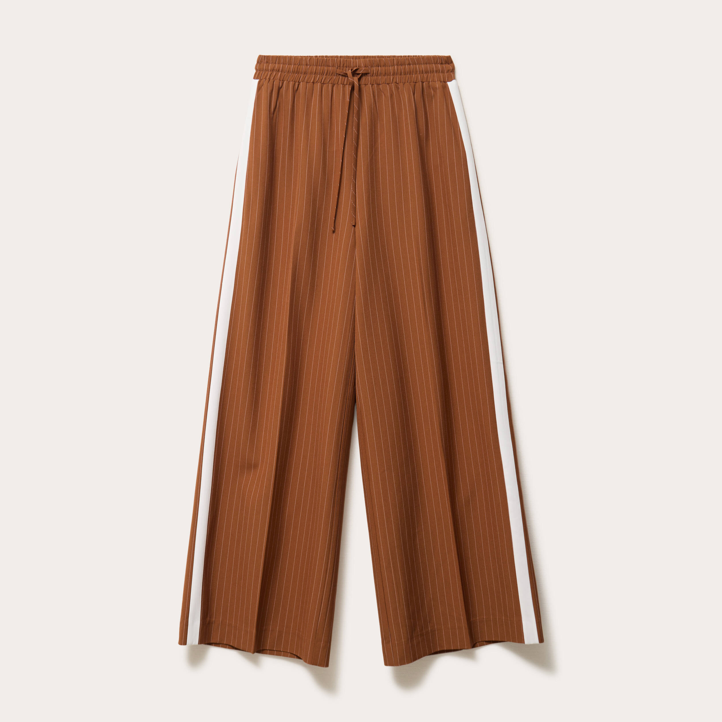 Pantalon Enjoy Femme Taille 36 – Marron/Orange, Coton, Occasion Parfait État