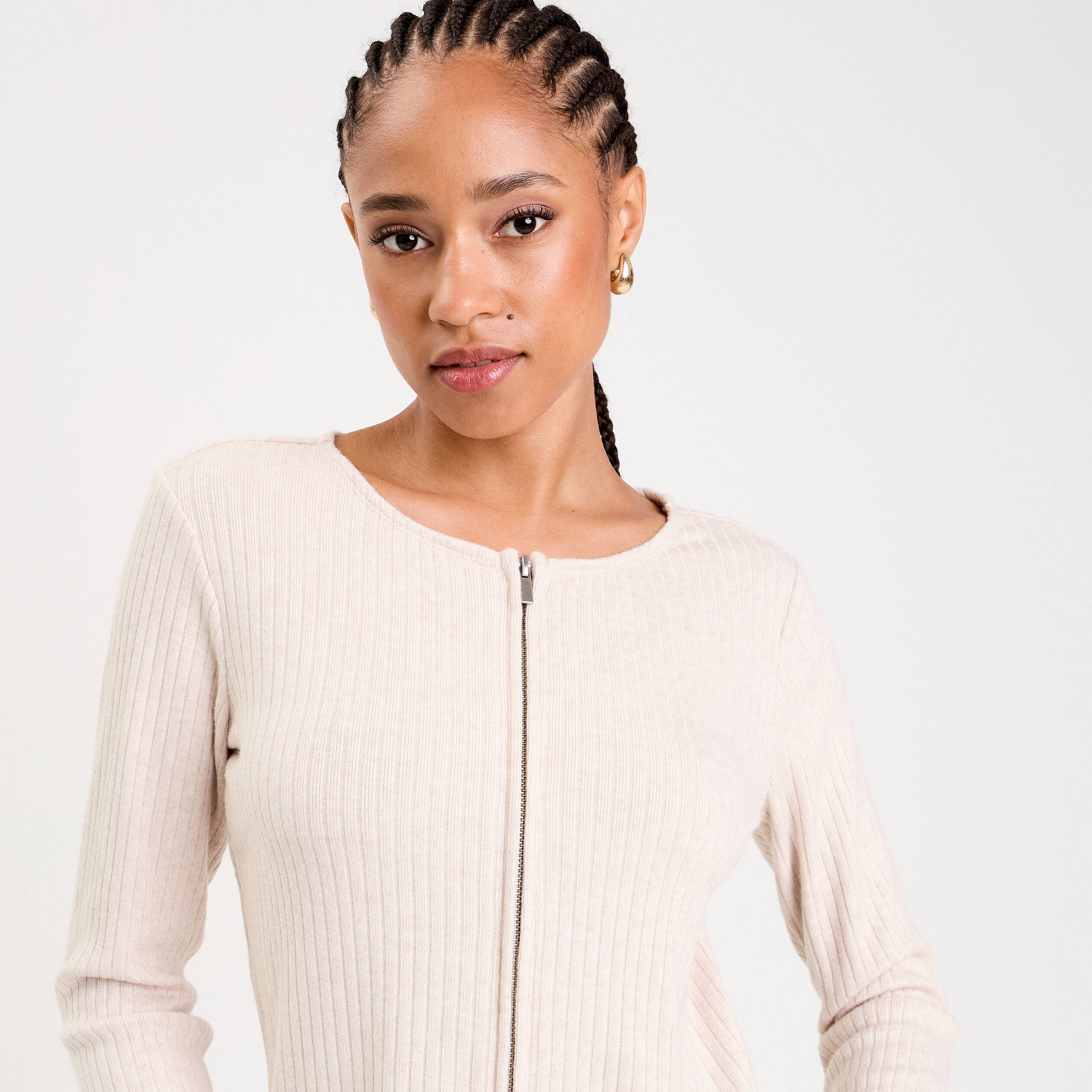 Joe Browns Gilet brodé en Fausse Fourrure, Marron Clair, 38 Femme