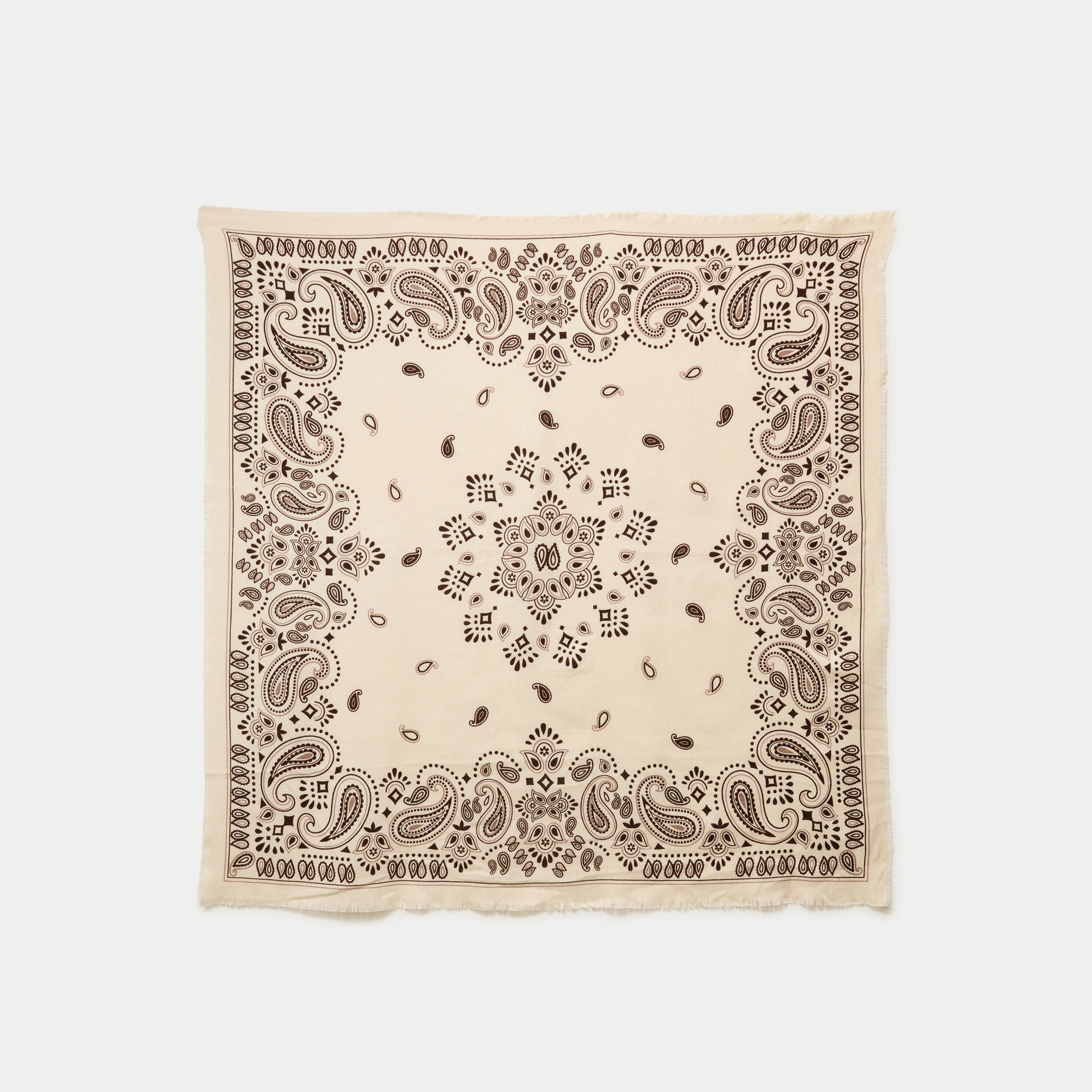 Foulard ecru femme