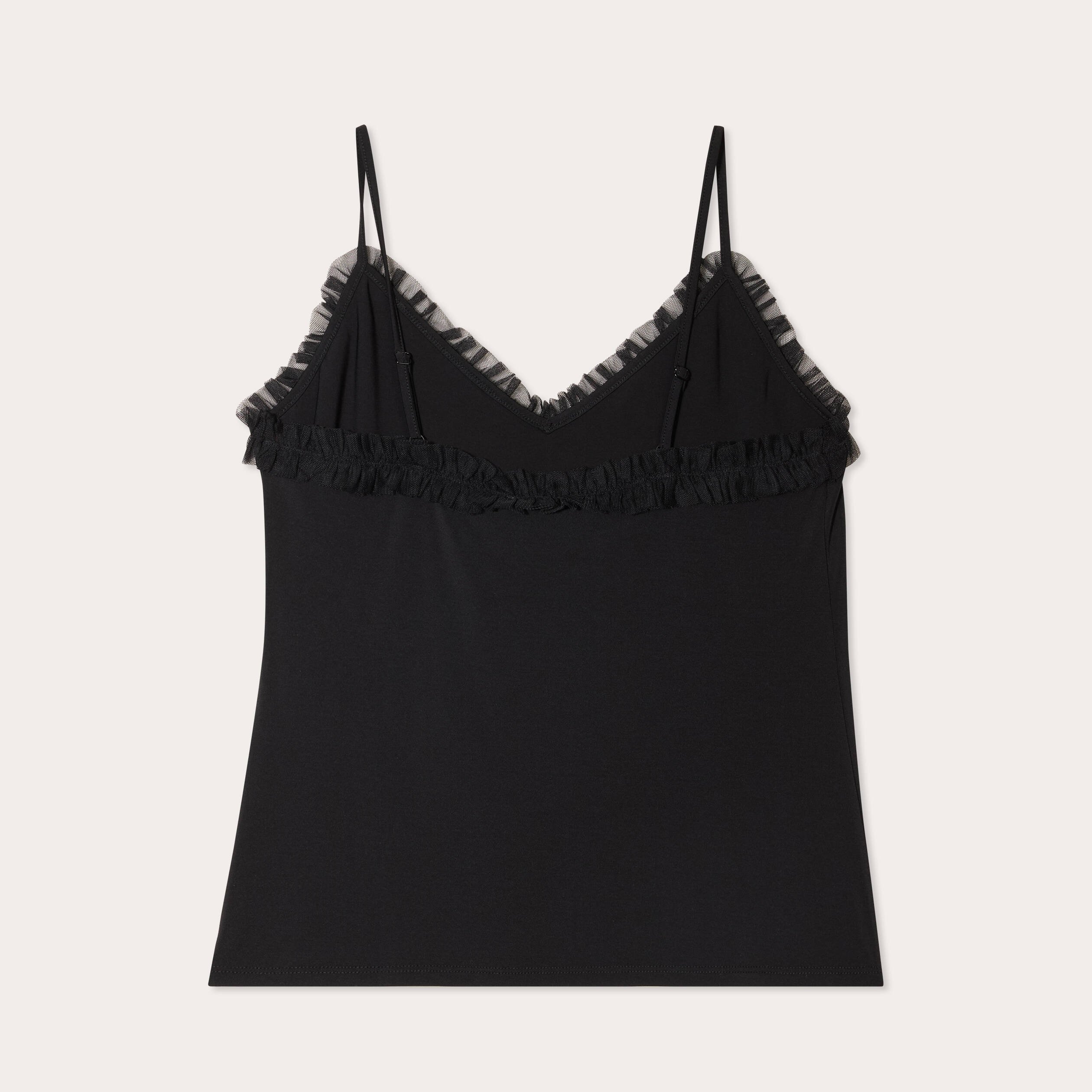 debardeur bretelles fines noir femme Débardeur bretelles fines noir femme