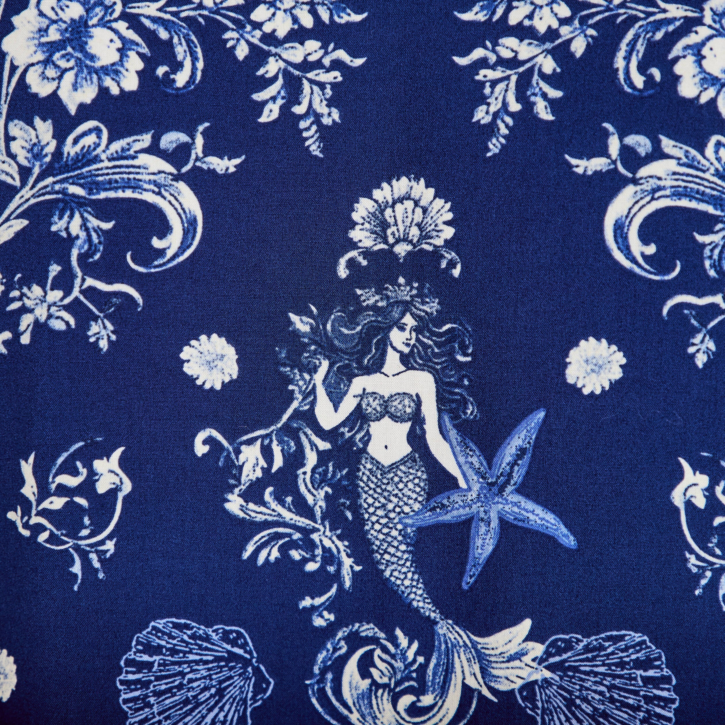 Blouse droite bleu marine femme