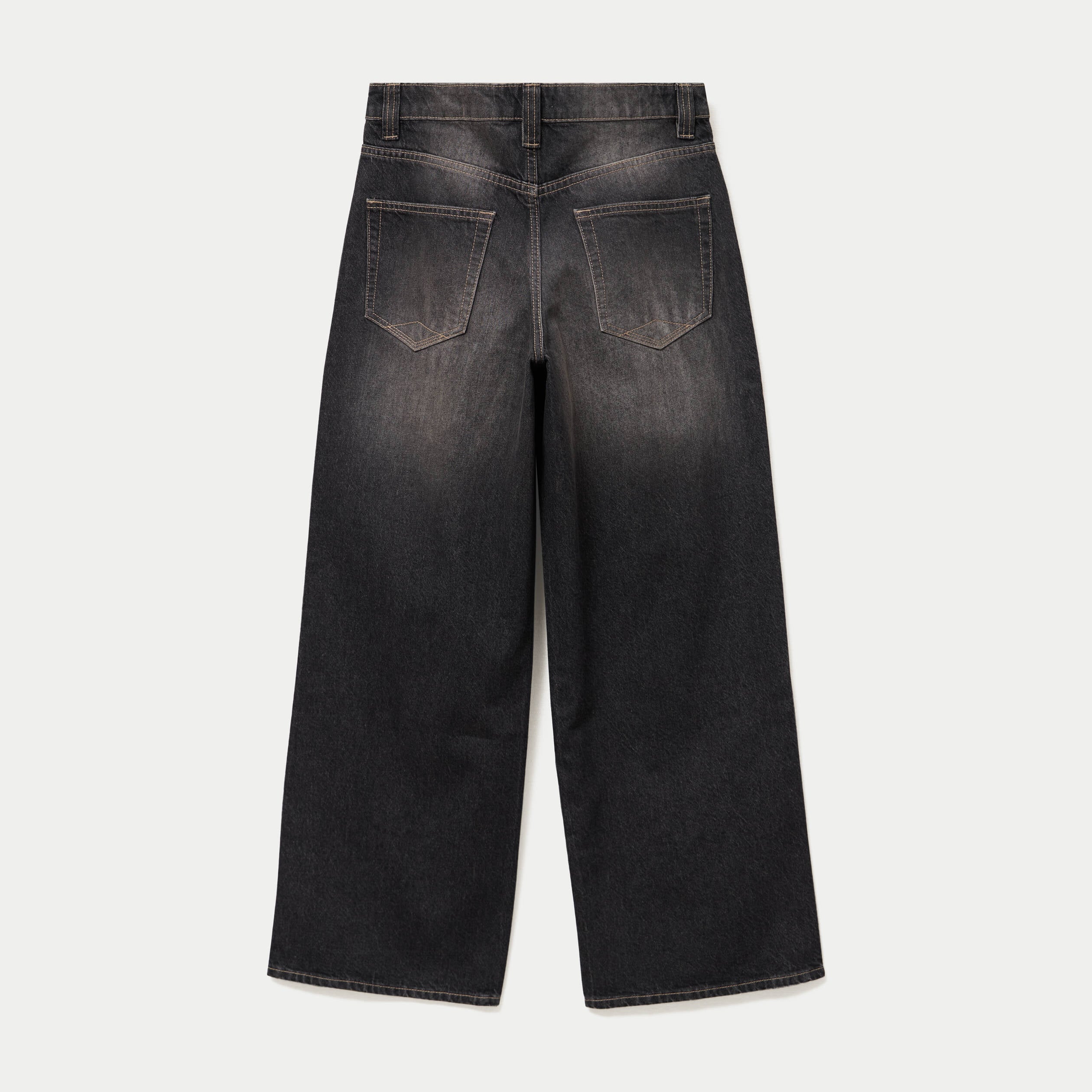 Jean Max loose taille basse denim noir
